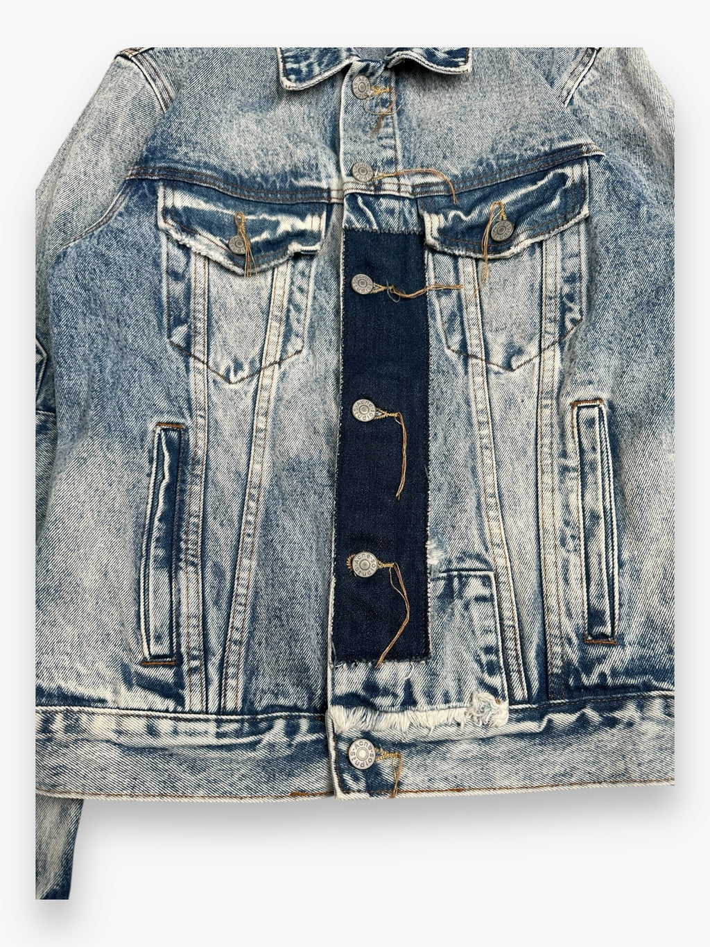 Acne Studios Blå Konst Denim Jacket Blue