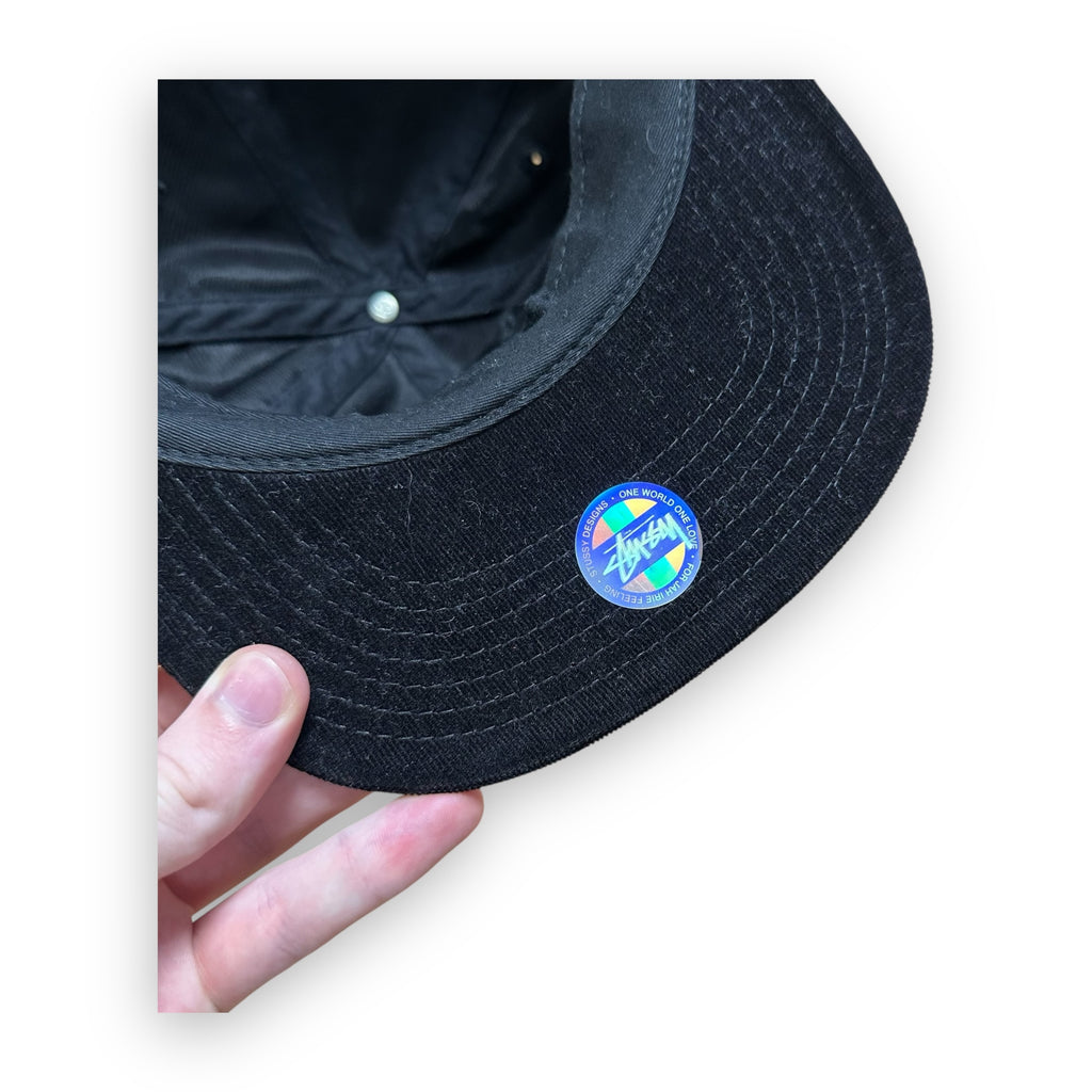 Cap Stussy Corduroy Black Purple