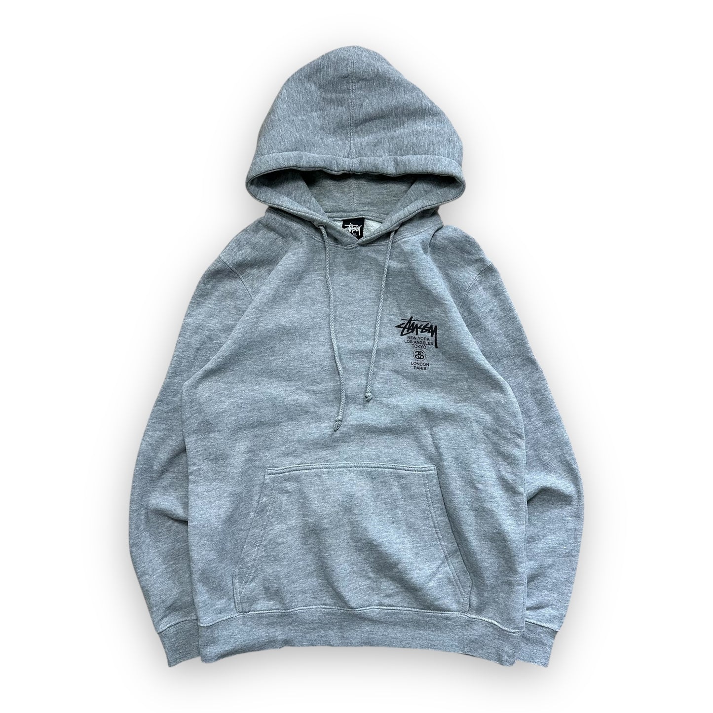 Sweatshirt Hoodie Stussy International Grey Vintage (S)