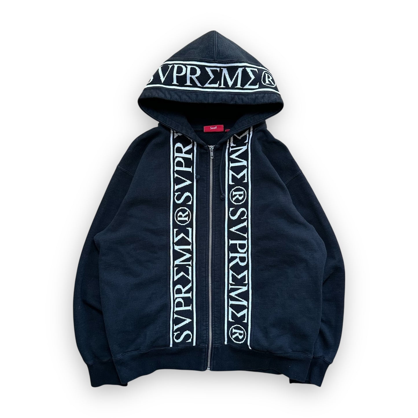 Sweatshirt Hoodie Zip Supreme Roman Black SS23 (S)