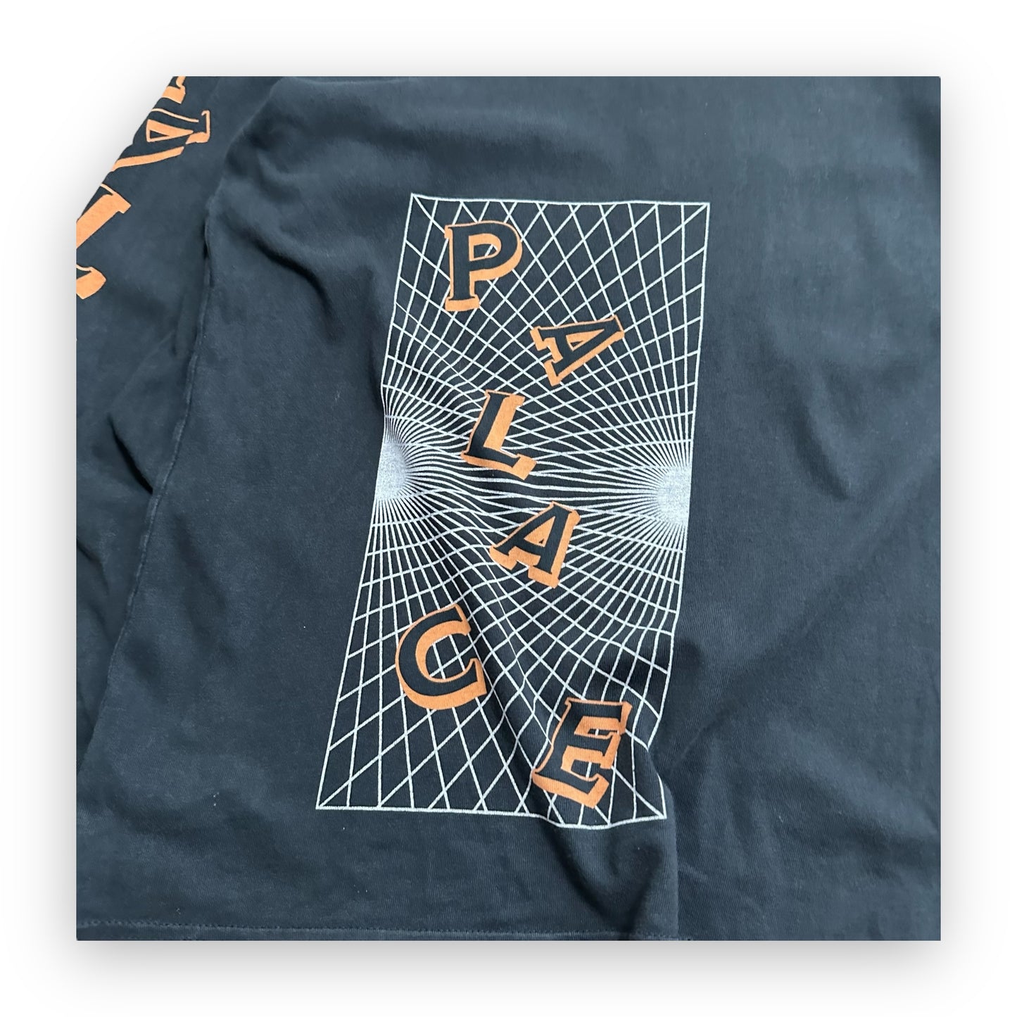 Tee Longsleeve Palace Geometry Black Orange (M)