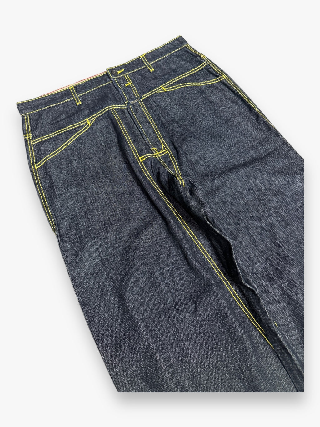 Marithe + Francois Girbaud SAMPLE Jeans Brut Yellow Stitch