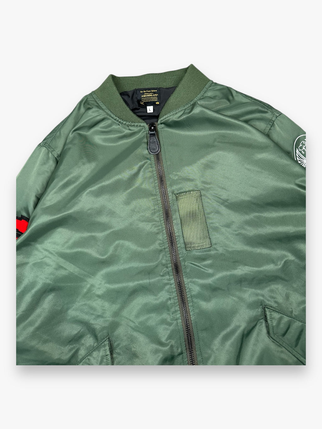 BAPE AM-1 Bomber Jacket Shark Olive
