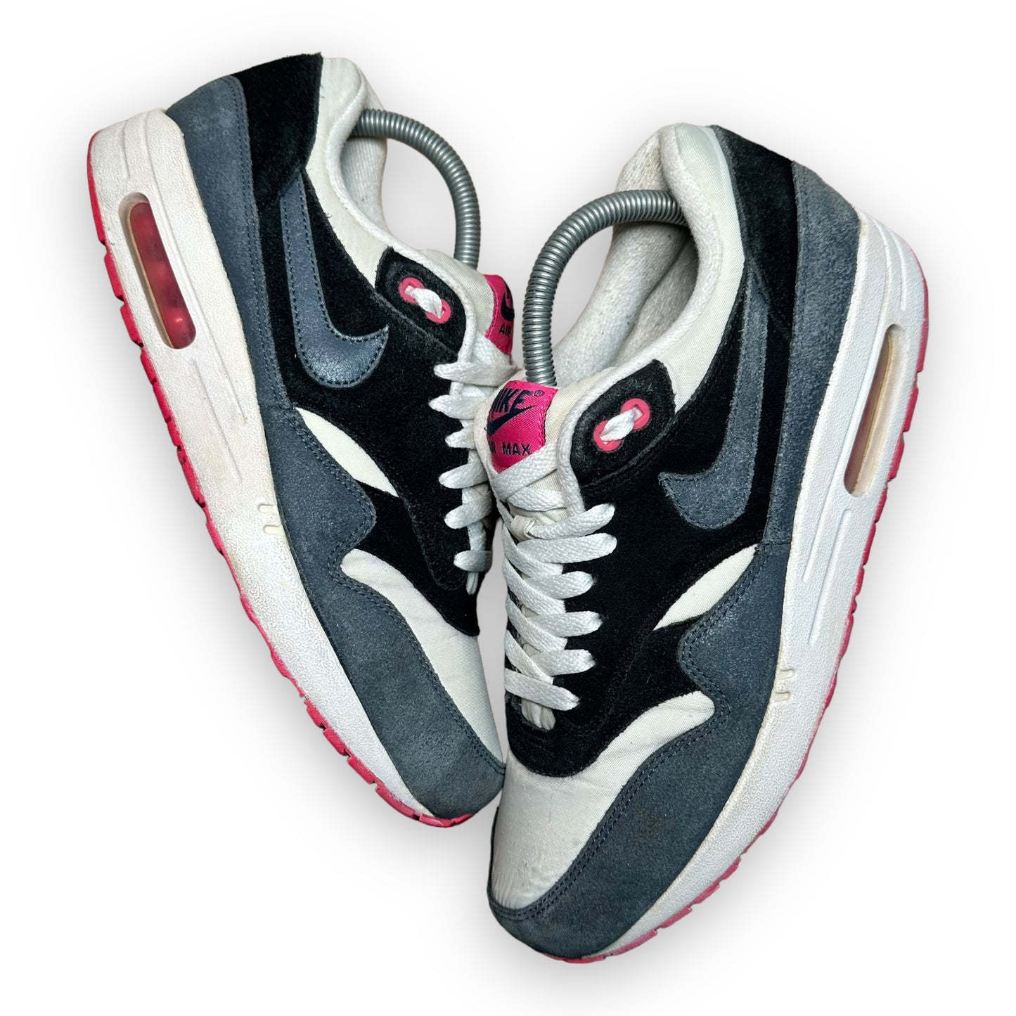 EU43 - US9.5 - UK8.5 • Air Max 1 Black Grey Pink (2013)