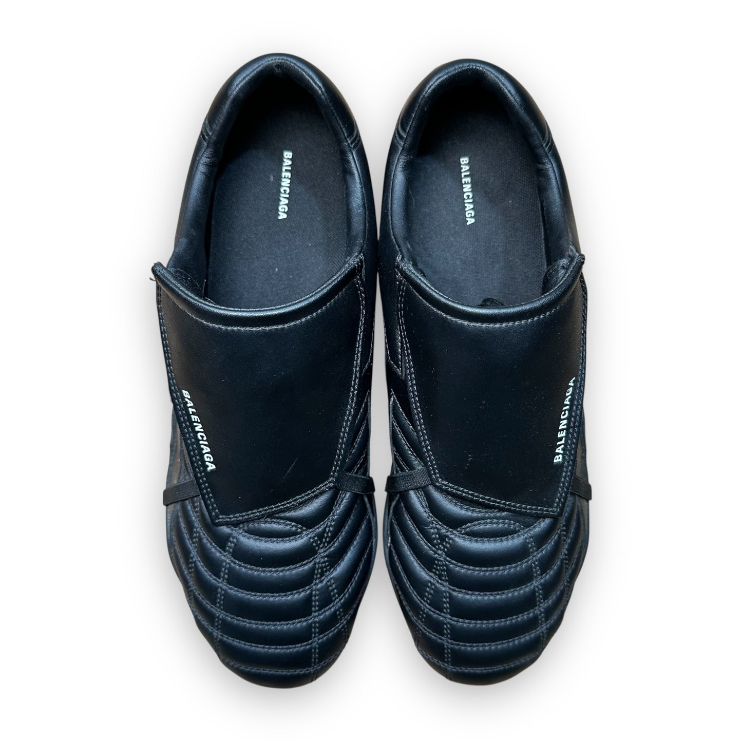 EU44 - US10 - UK9 • Balenciaga Soccer Leather Black