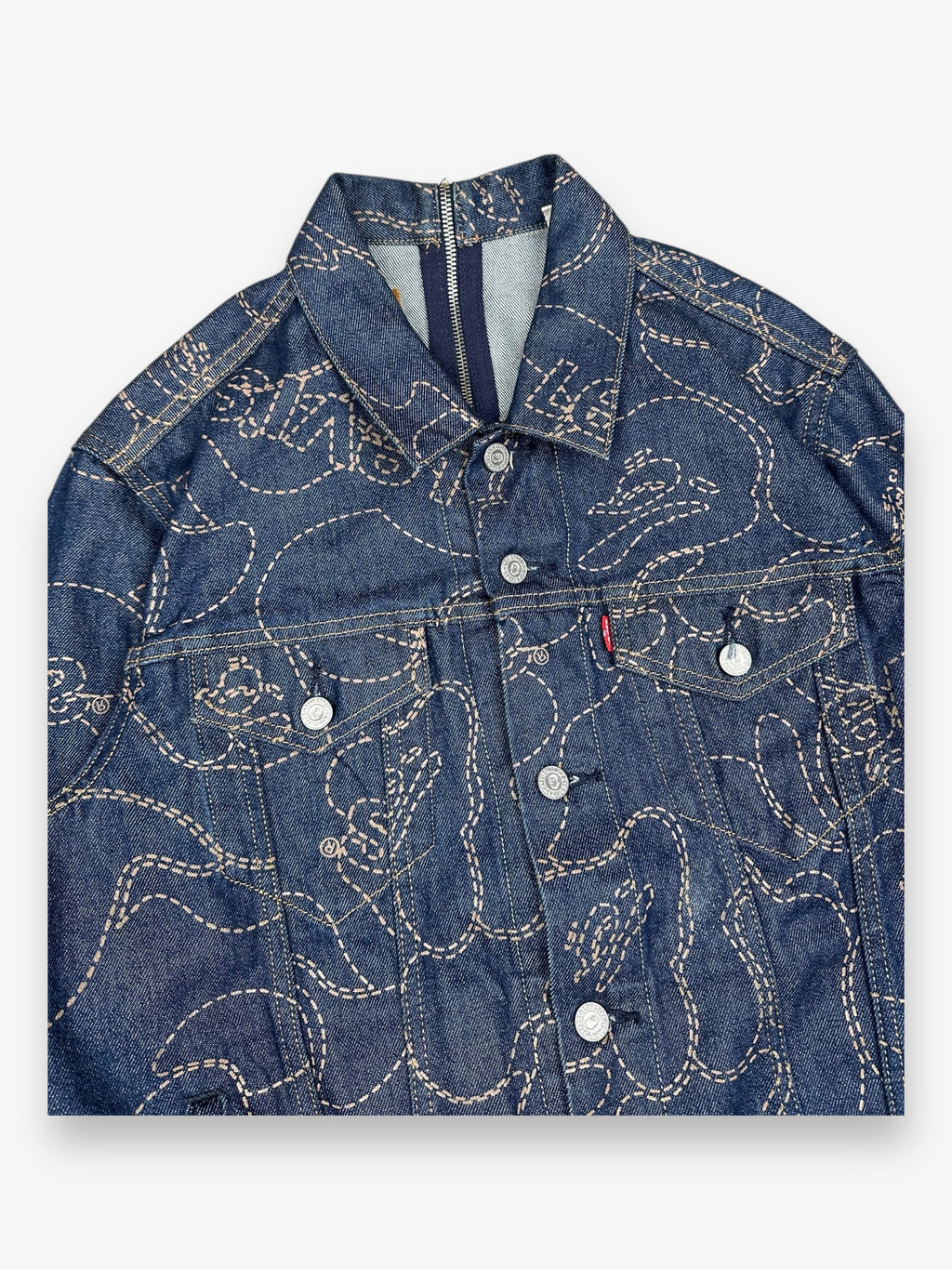 BAPE Levi’s Zip Denim Jacket Indigo SS21