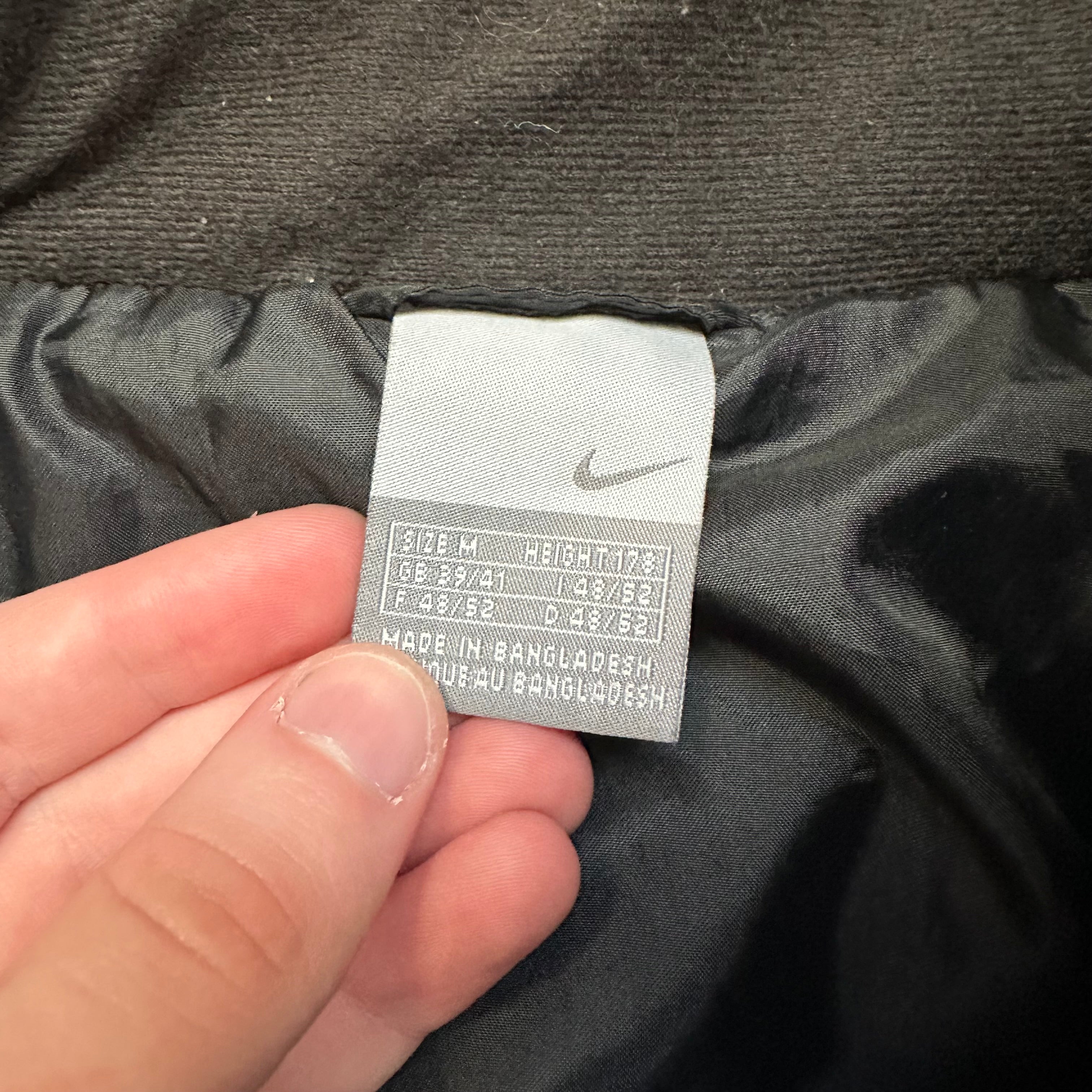 Jacket Nike TN Parka + Puffer Black Orange vintage 00s