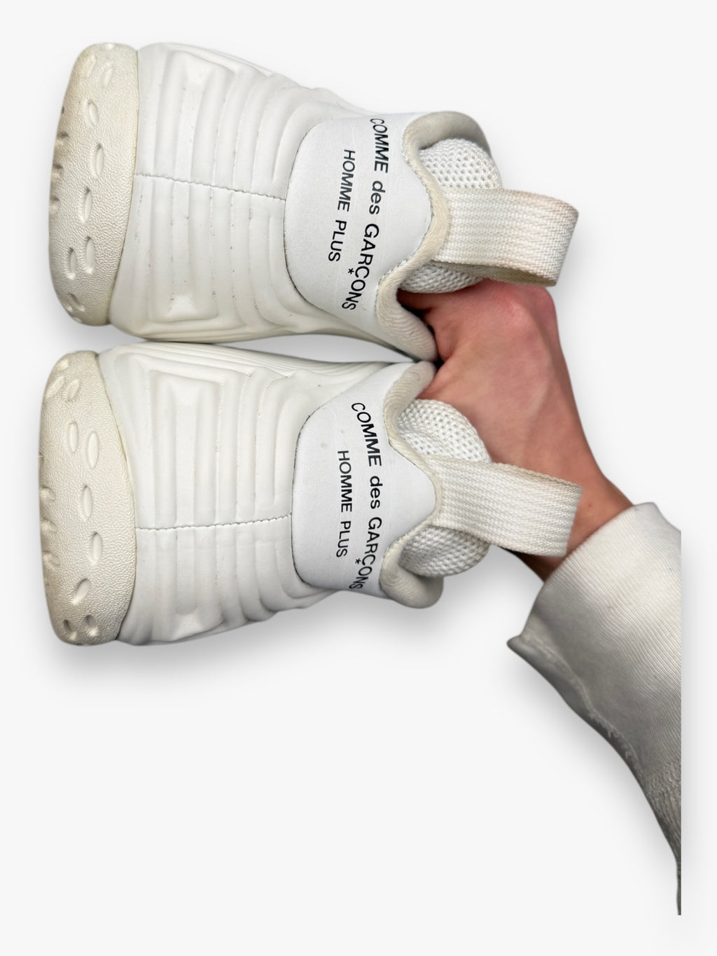 Air Foamposite One Comme des Garcons White