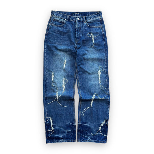 Jeans Jacquemus « Le Raphia » Destressed Ropes (M)