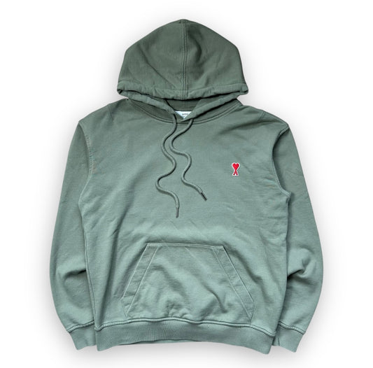 Sweatshirt Hoodie Ami Paris Kaki (S)