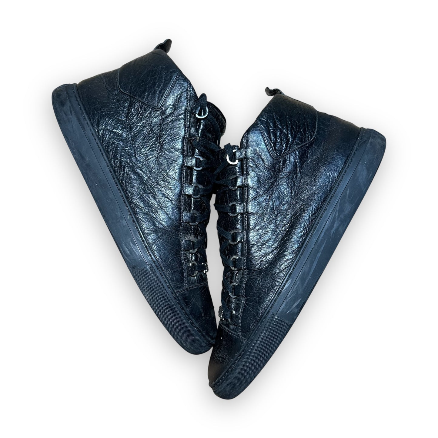 EU46 - US12 - UK11 • Balanciaga Arena High Leather Black