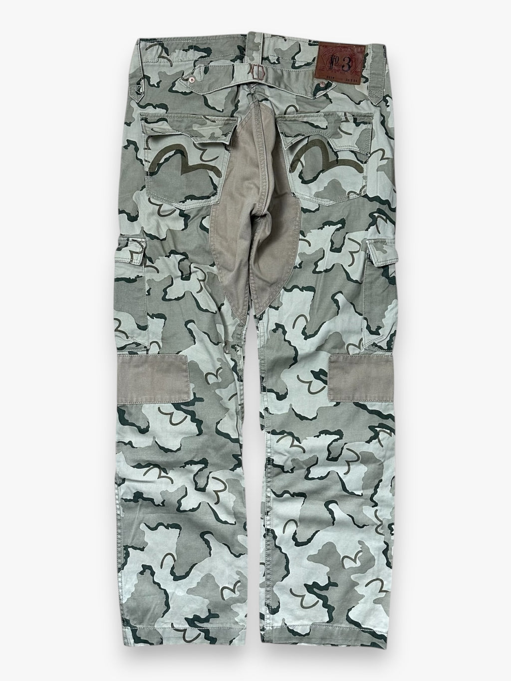 Jeans Evisu Cargo Military Evisu Camo Seagull Lot 2008