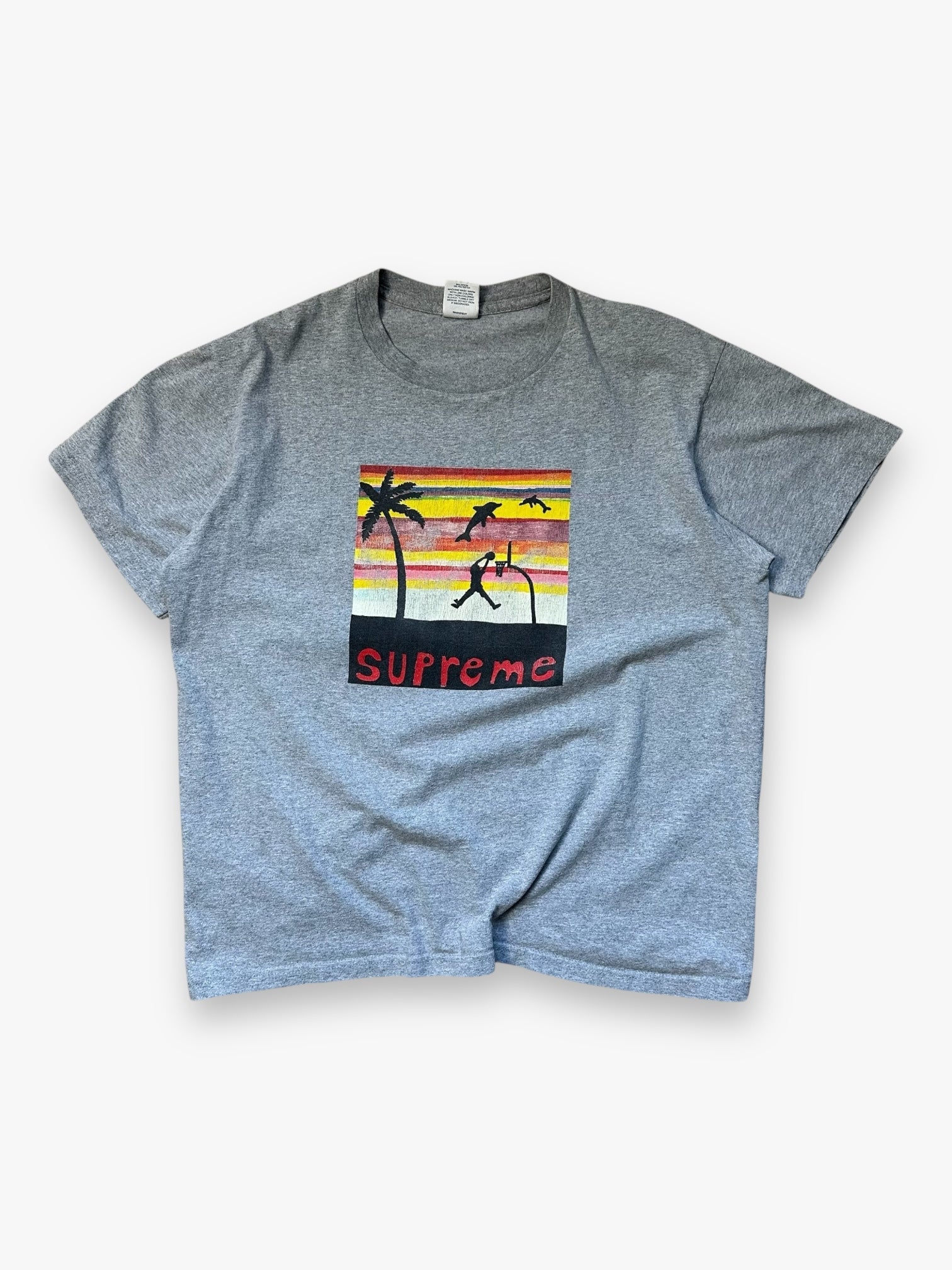 Tee Supreme Dunk Heather Grey SS21