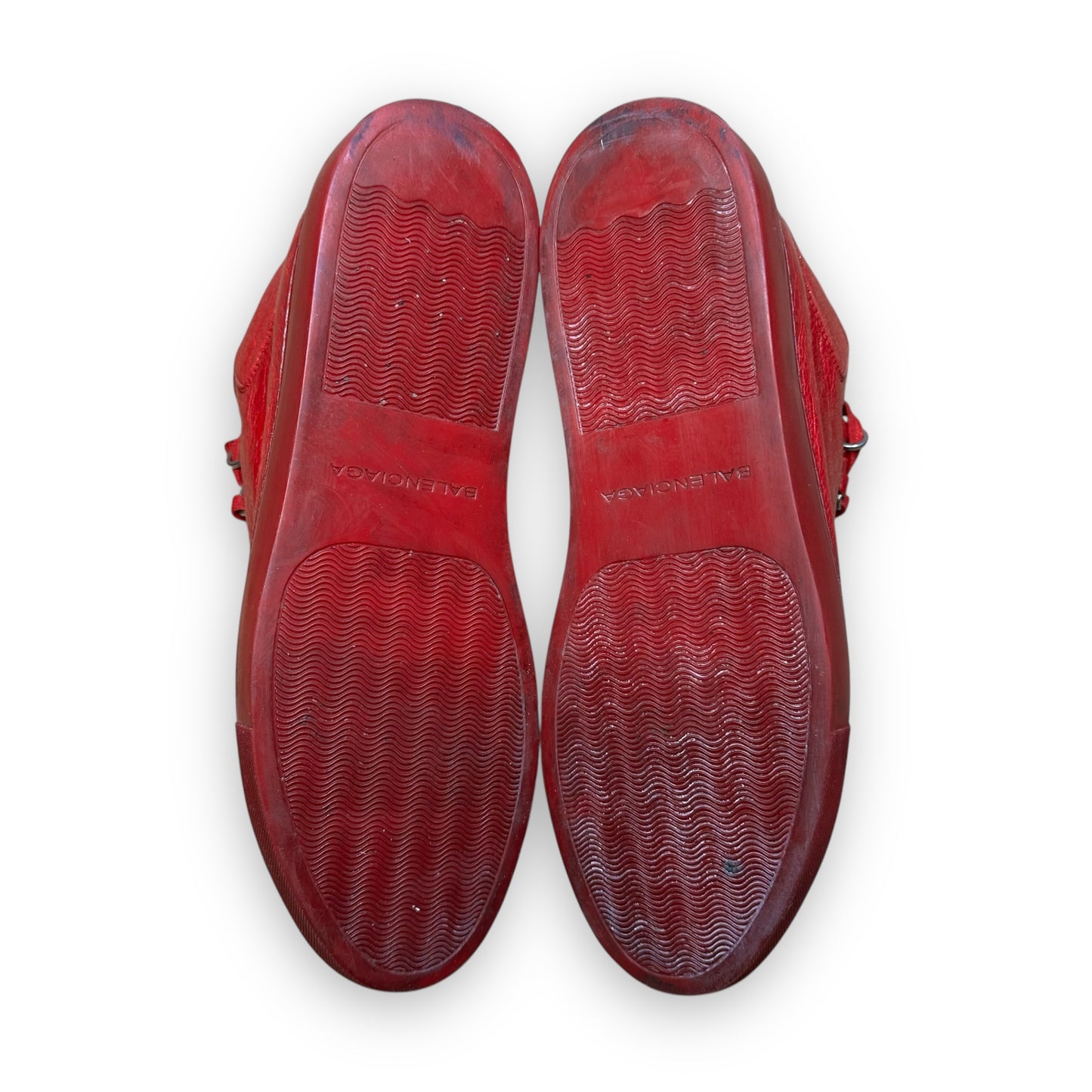 EU43 - US9.5 - UK8.5 • Balanciaga Arena High Leather Red