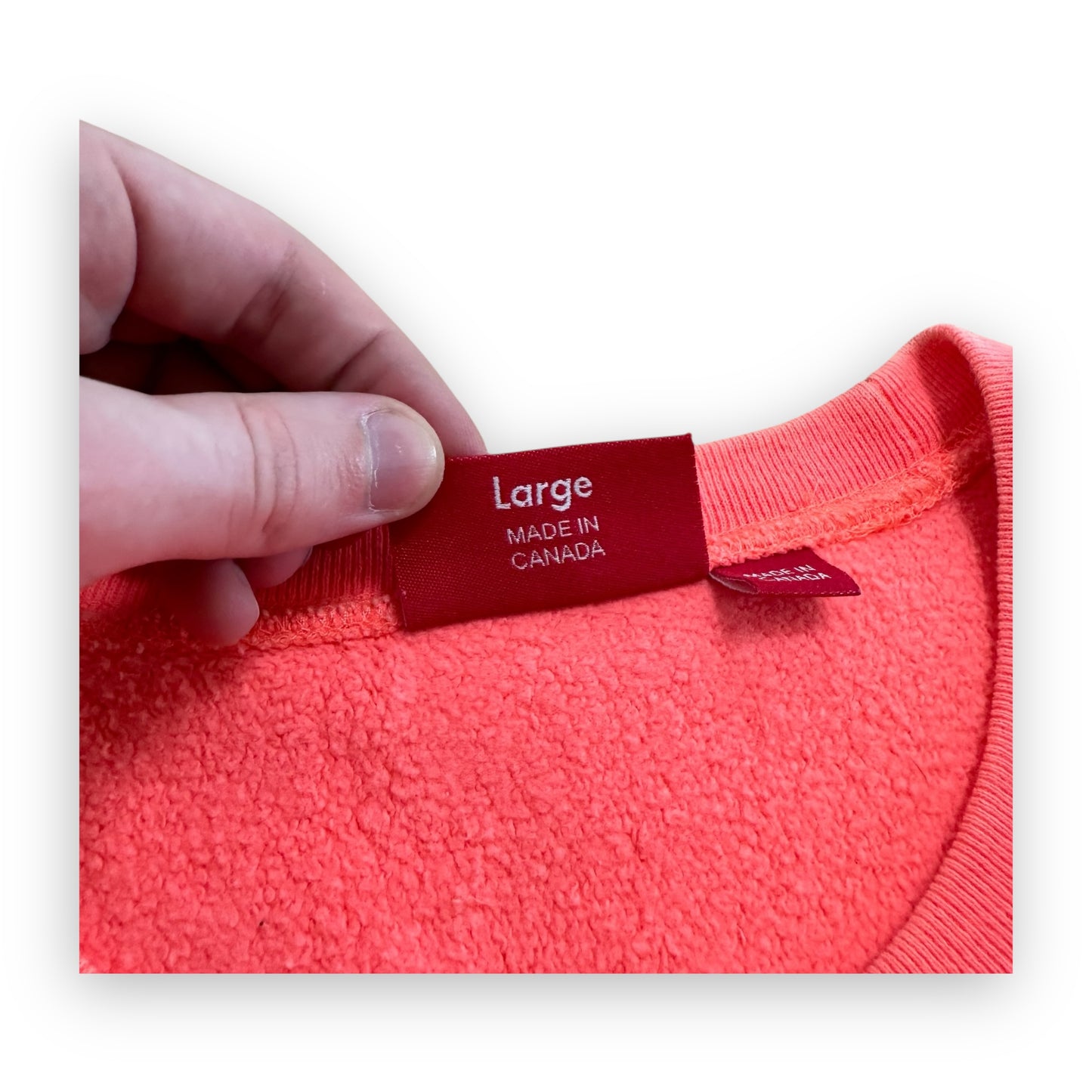Sweatshirt Crewneck Supreme Box Logo Fluorescent Pink FW18 (L)