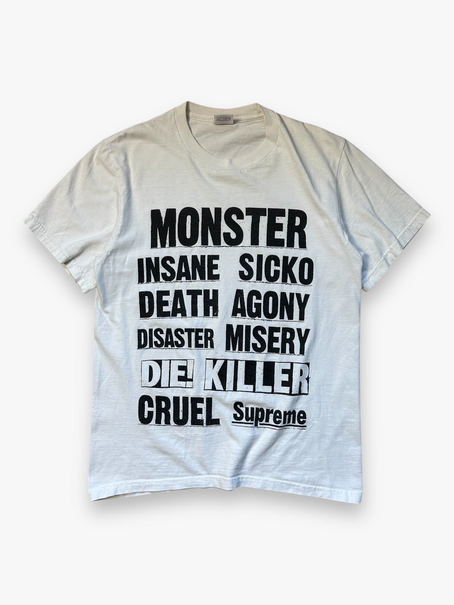 Tee Supreme Monster White FW21