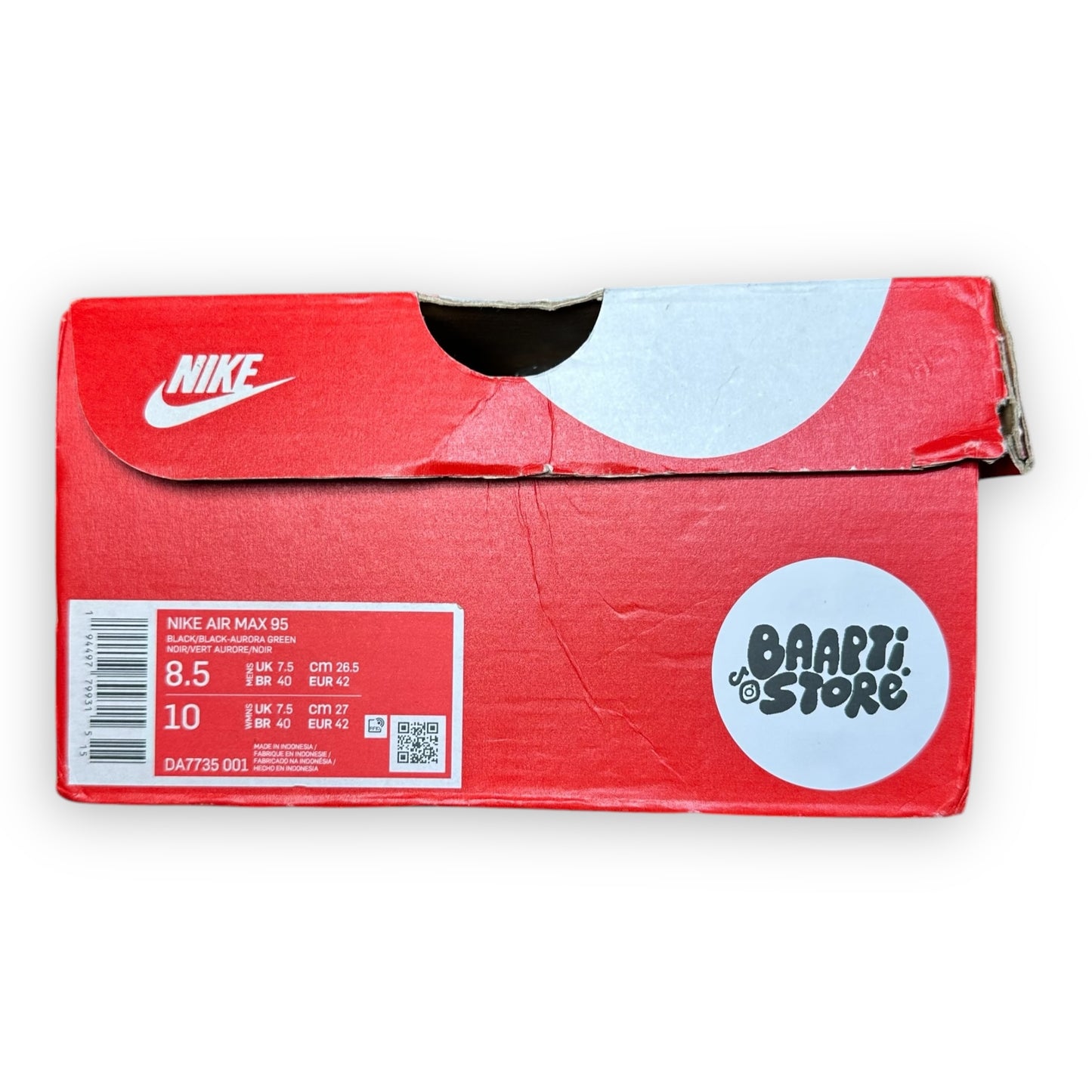 EU42 - US8.5 - UK7.5 • Air Max 95 Footprint