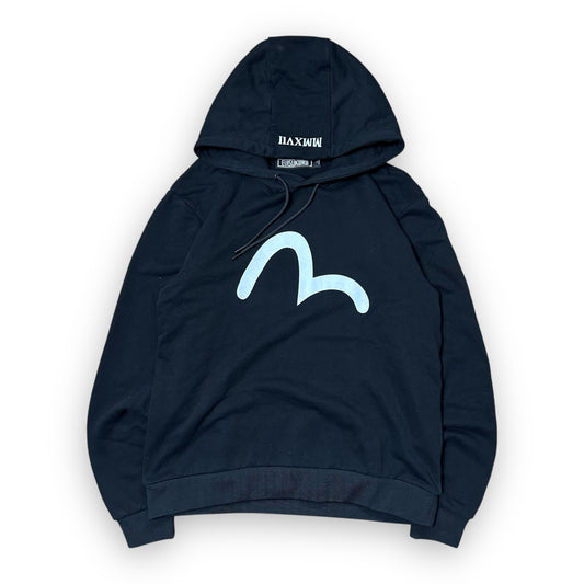 Sweatshirt Hoodie Evisu Seagull MMXVII Black (M)