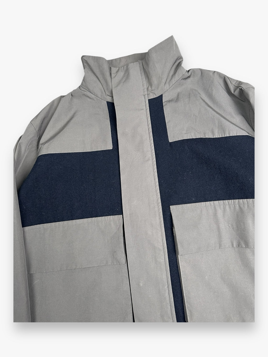 Sacai Matte Taffeta Pleat Jacket SS23