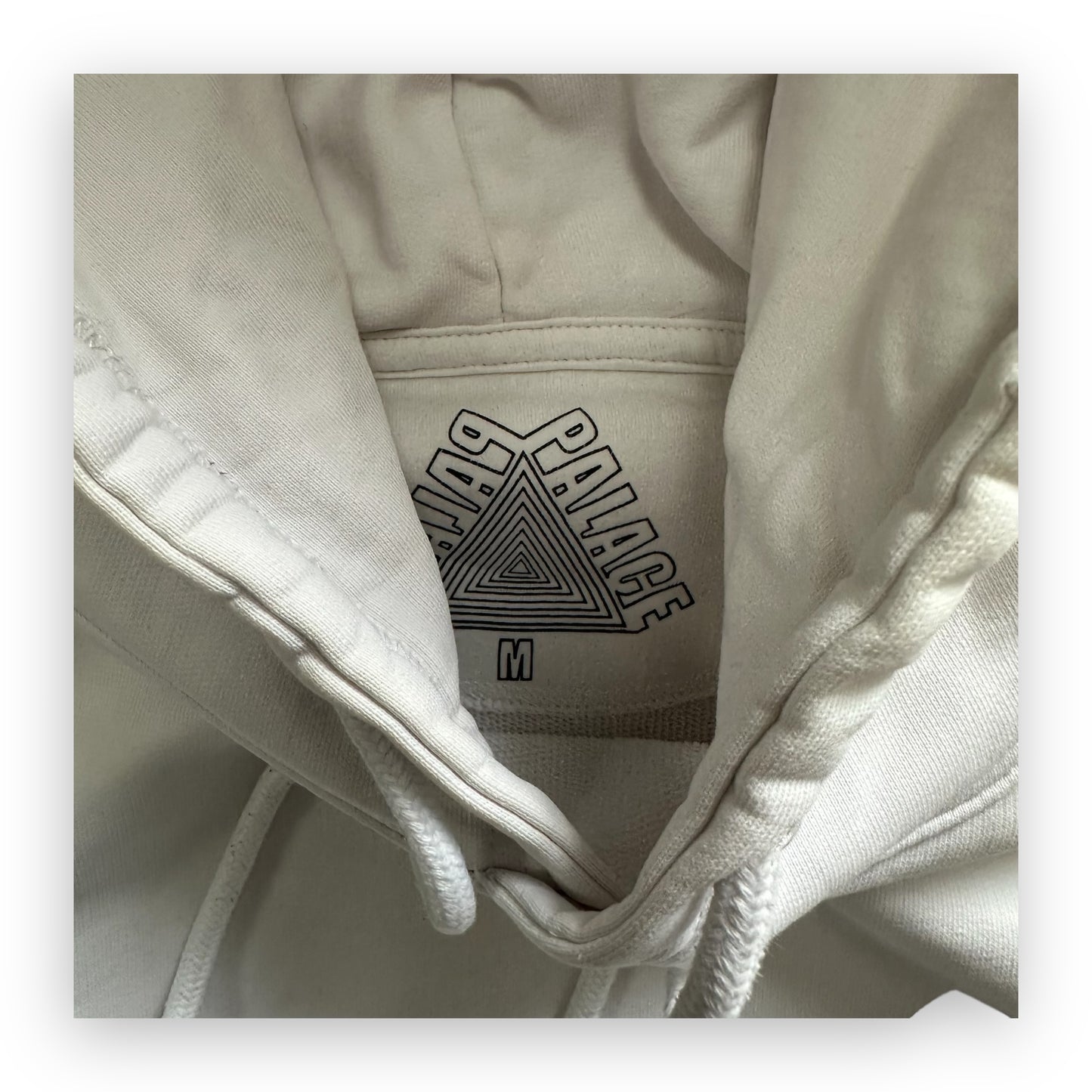 Sweatshirt Hoodie Palace Tri-Crusher White FW20 (M)