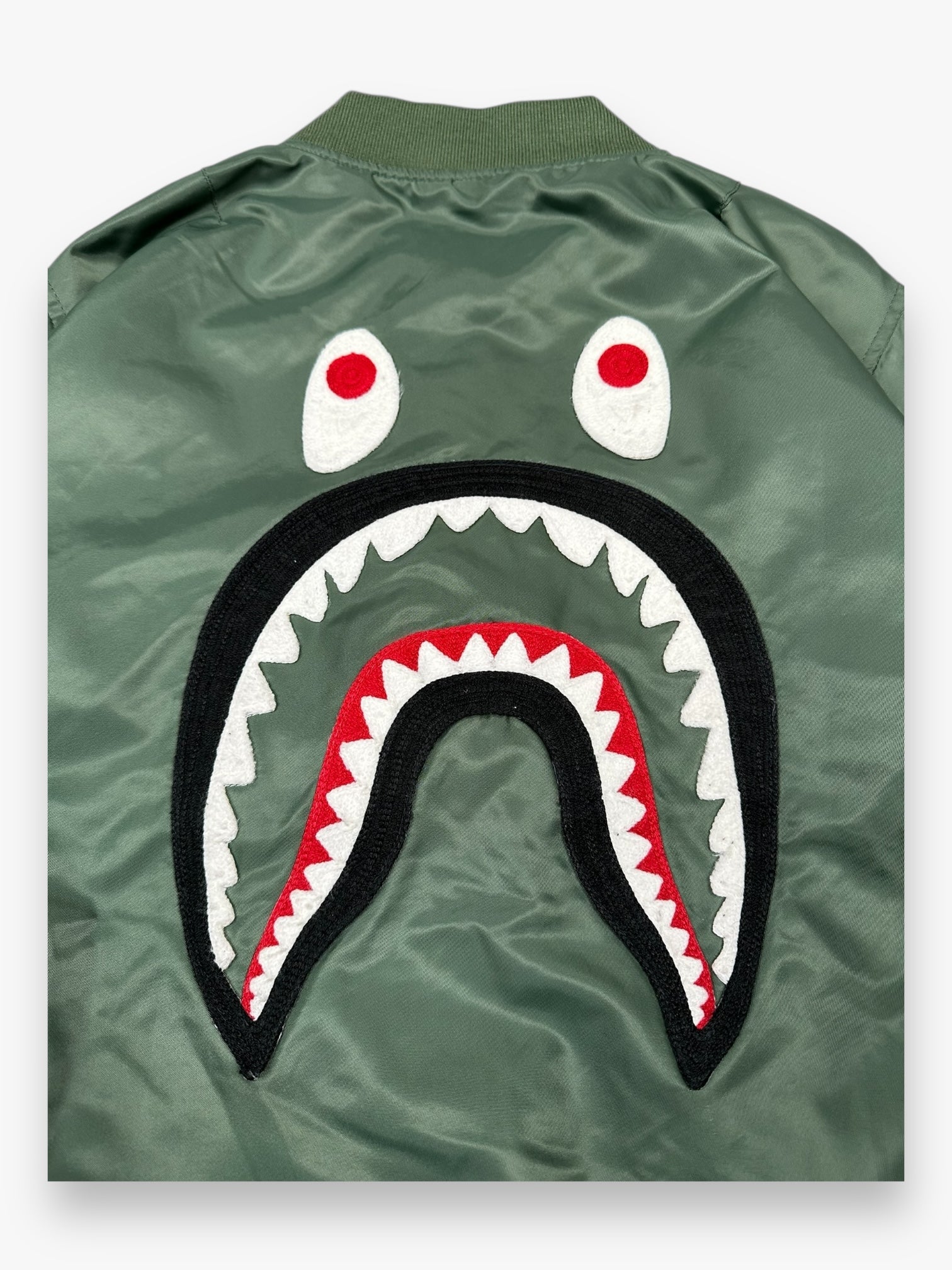 BAPE AM-1 Bomber Jacket Shark Olive