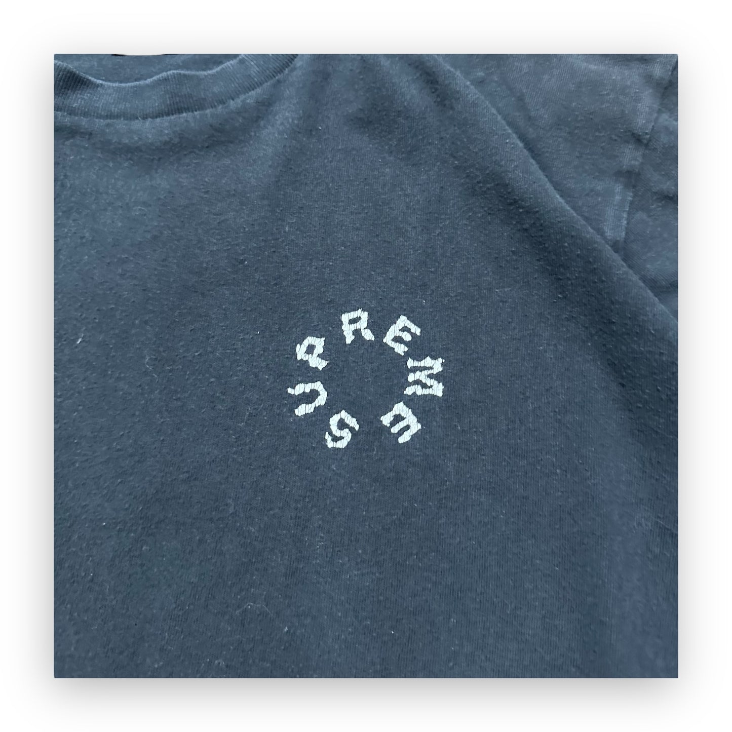 Tee Supreme Marble Black SS20 (M)