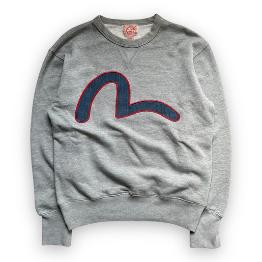 Sweatshirt Crewneck Evisu Grey (S)