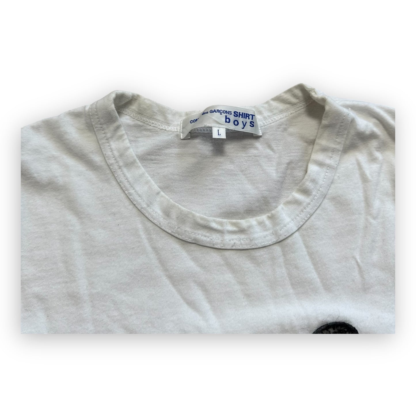 Tee CDG Boys Inserts White (L)