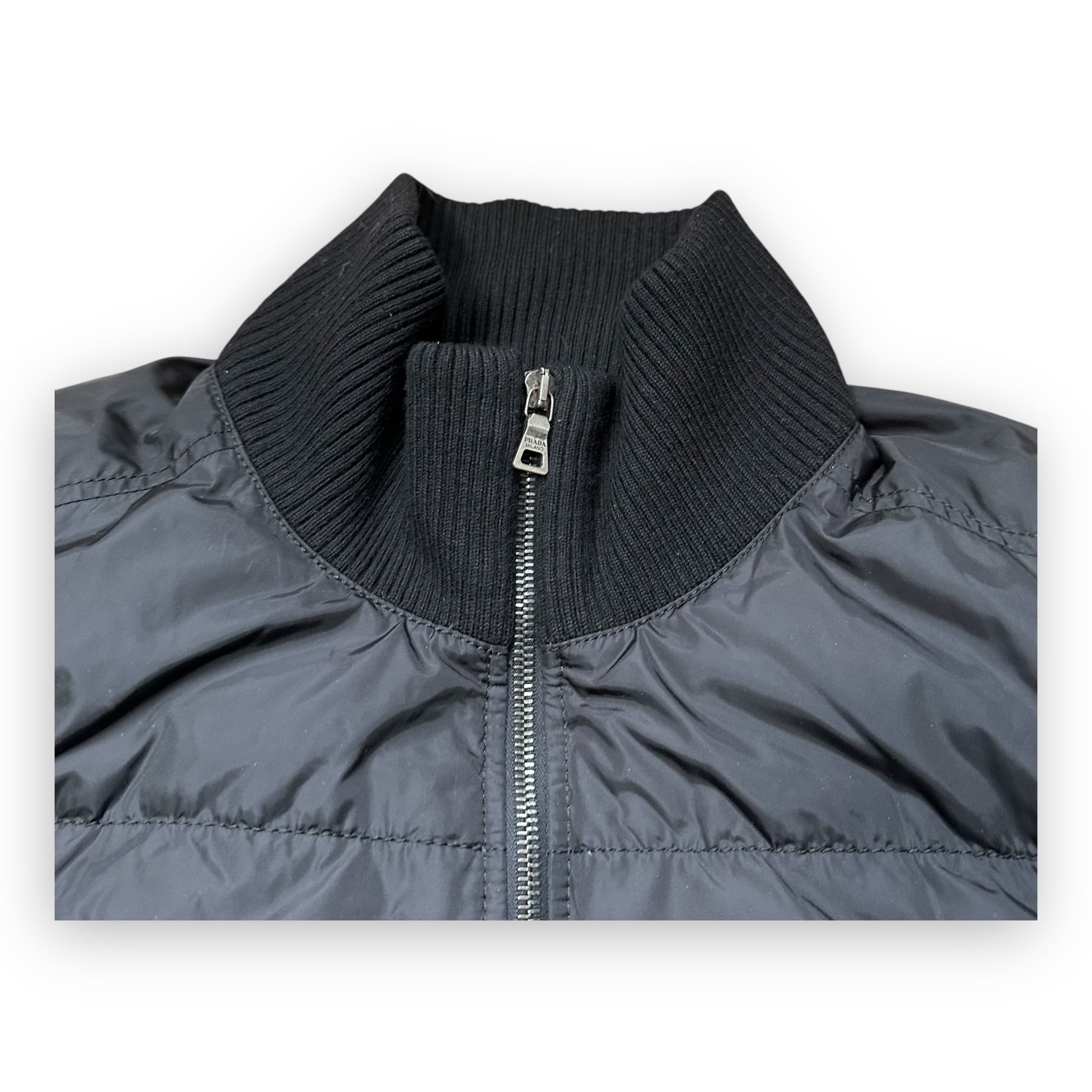 Puffer Jacket Prada Sport Black AW06