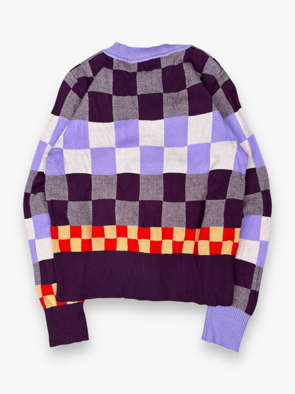 Vivienne Westwood Anglomania Patchwork Cardigan Purple