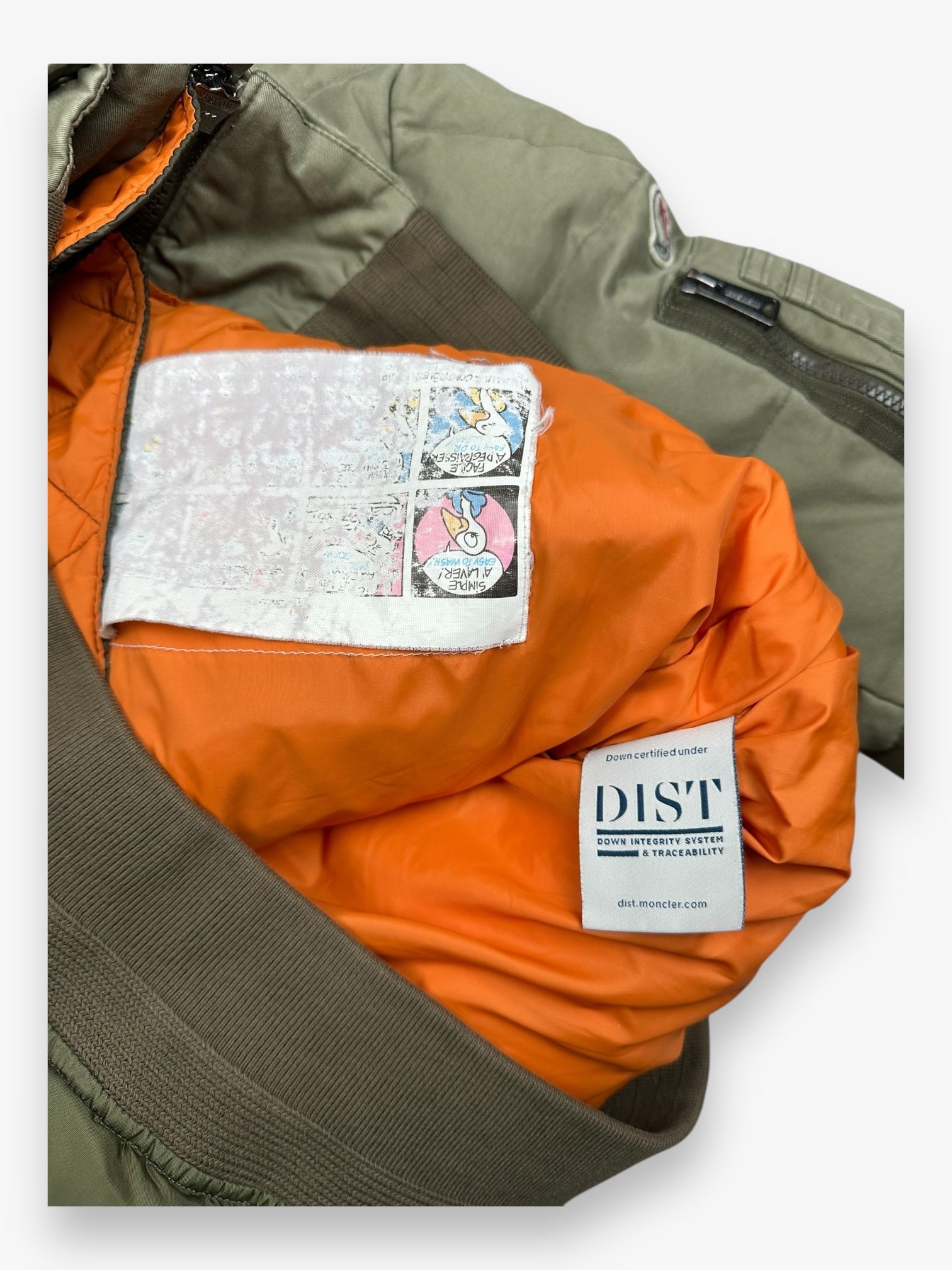 Moncler Rare Puffer Jacket MA-1 Japan Limited Edition Khaki