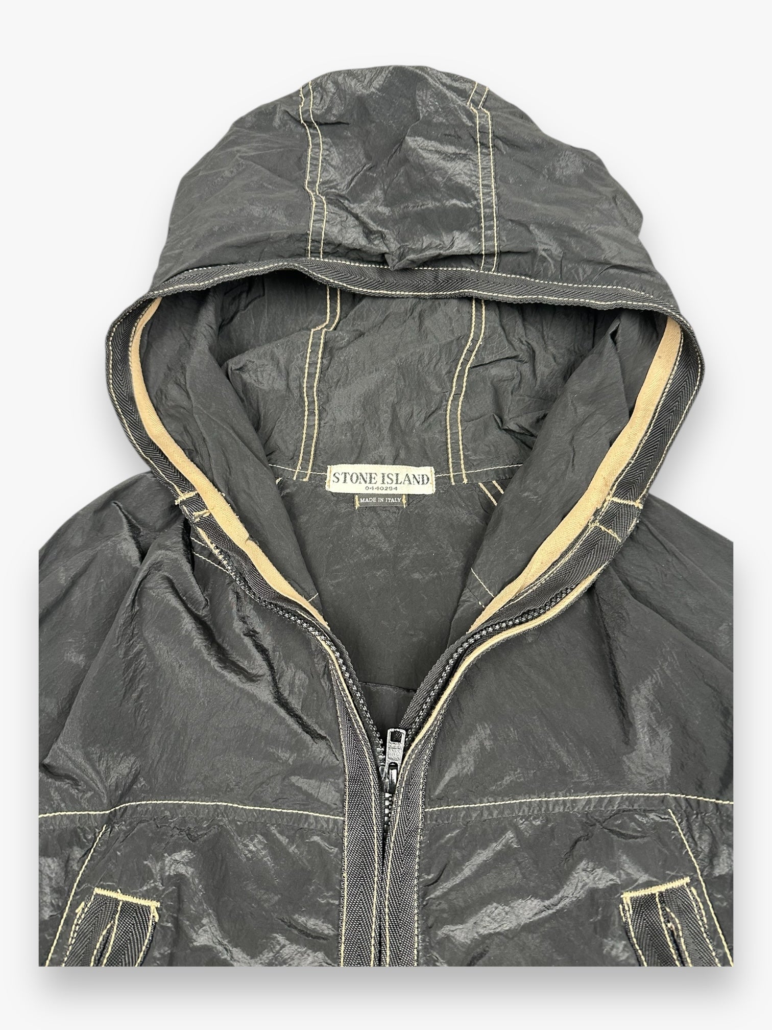 Stone Island Nylon Jacket Black 00s