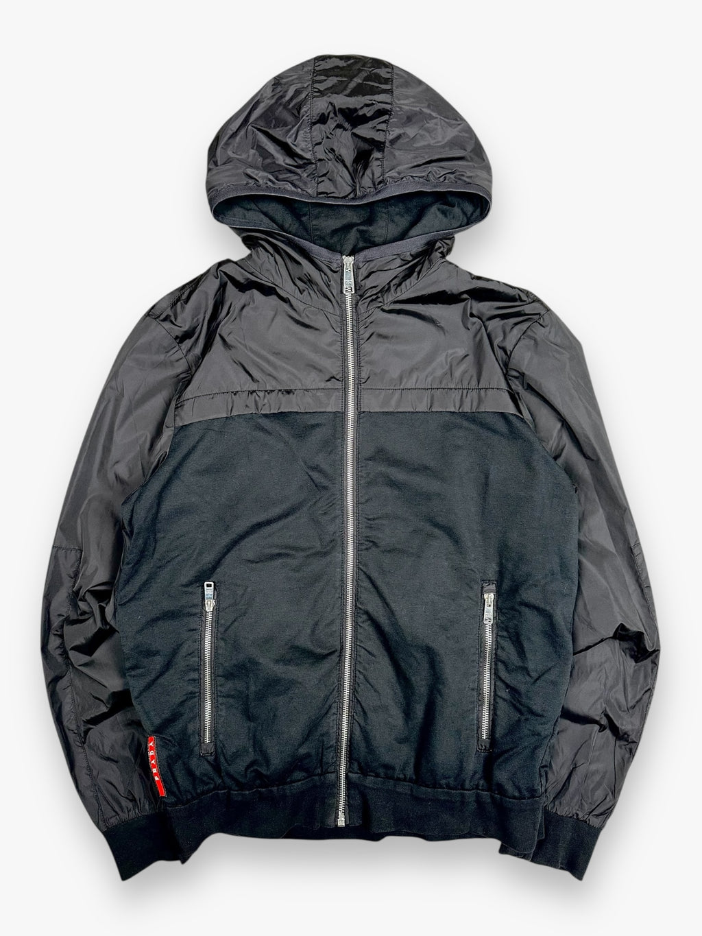 Jacket Prada Sport Hybrid Nylon Black AW09