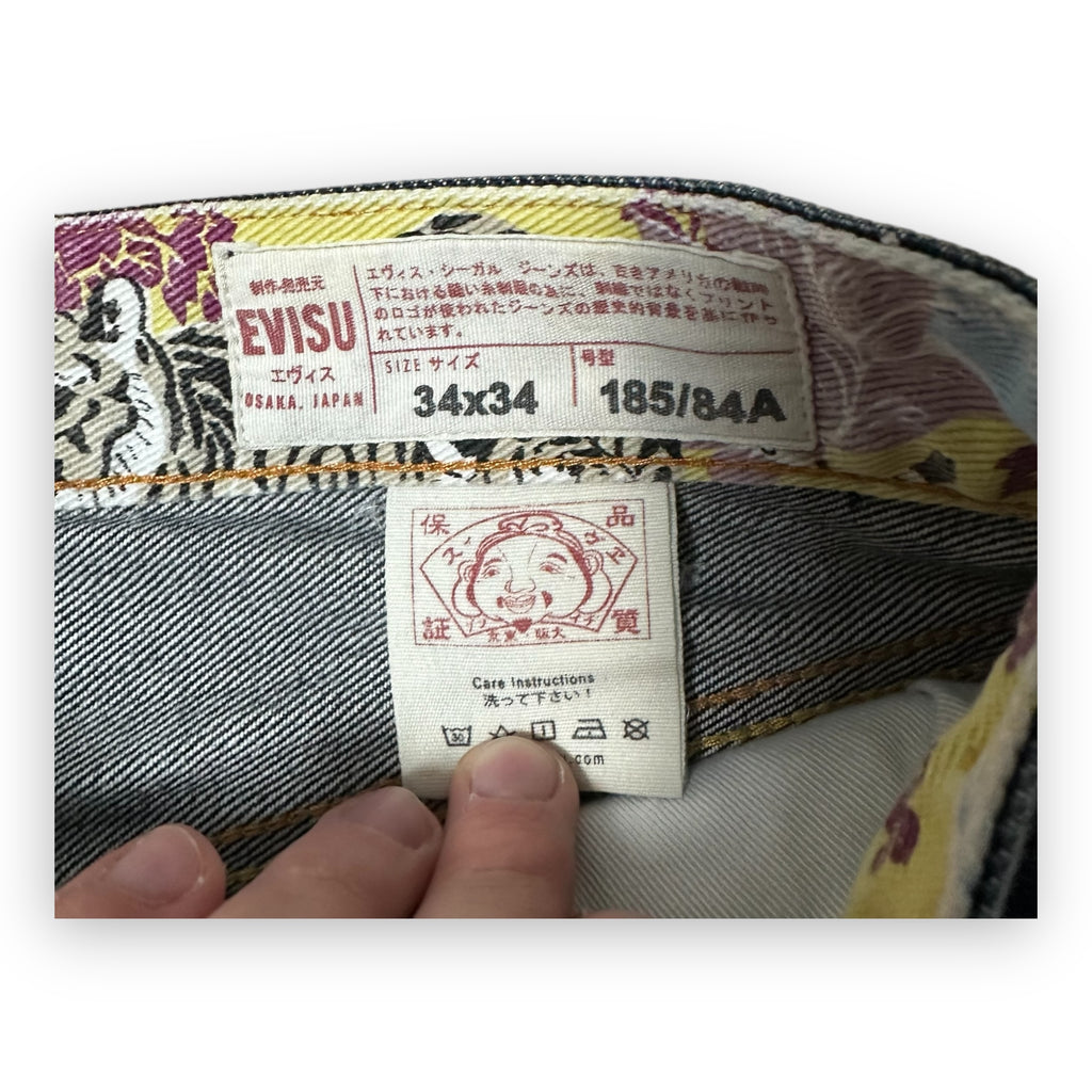 Jeans Evisu Daicock Lot 2000 Orange