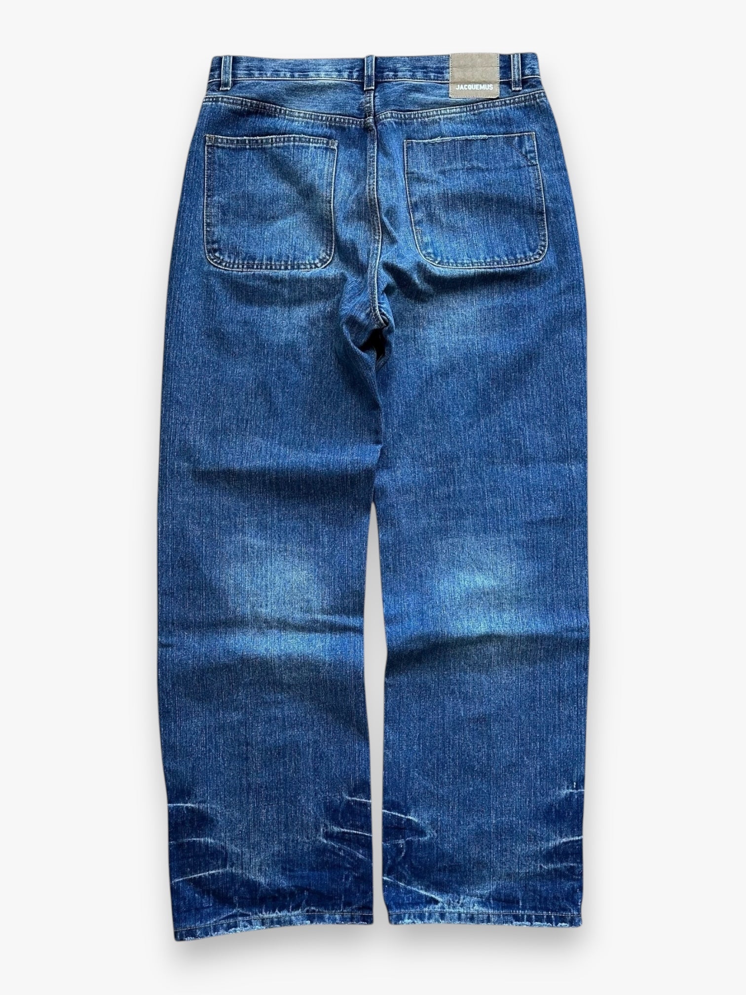 Jeans Jacquemus « Le Raphia » Destressed Ropes