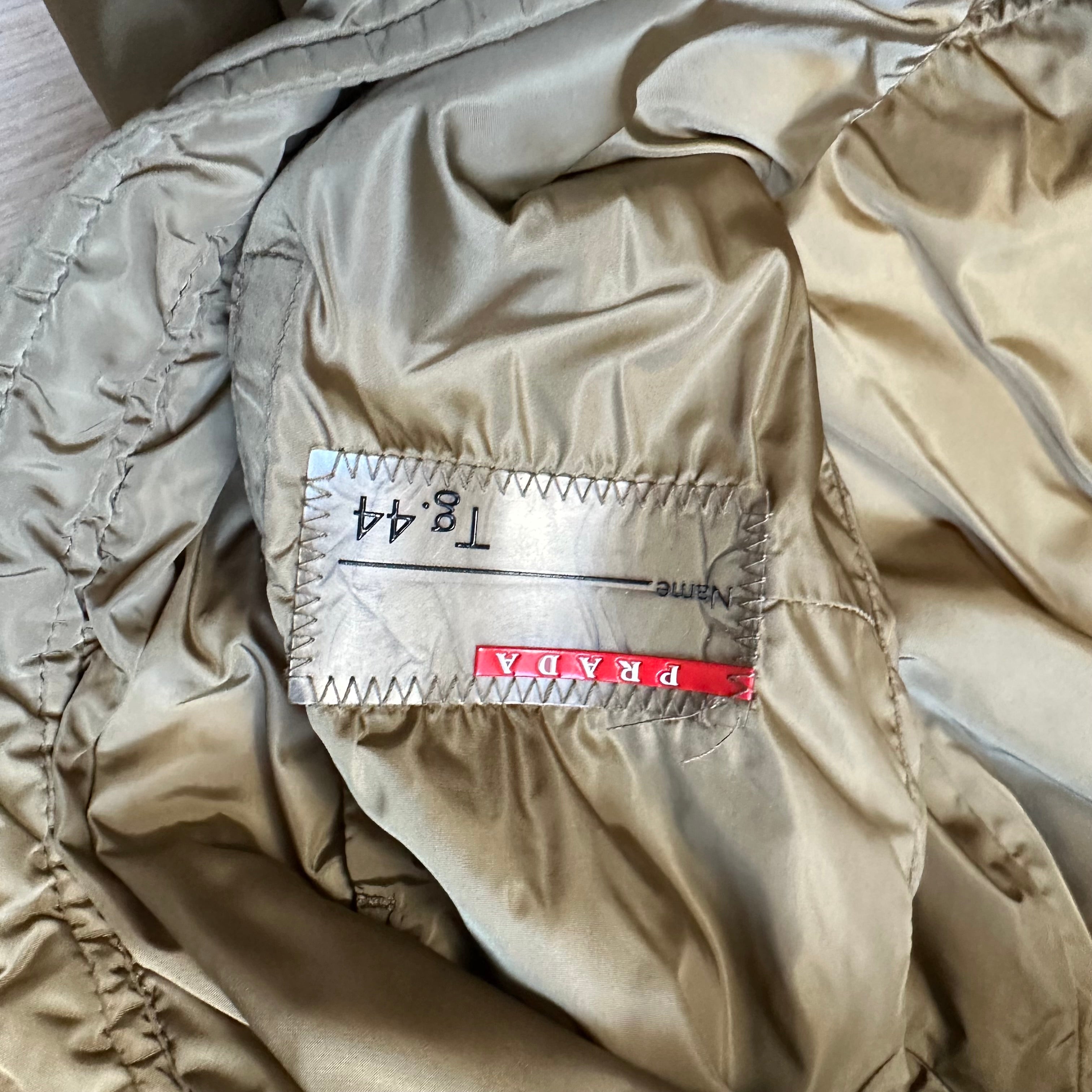Jacket Prada Sport Down Light Brown