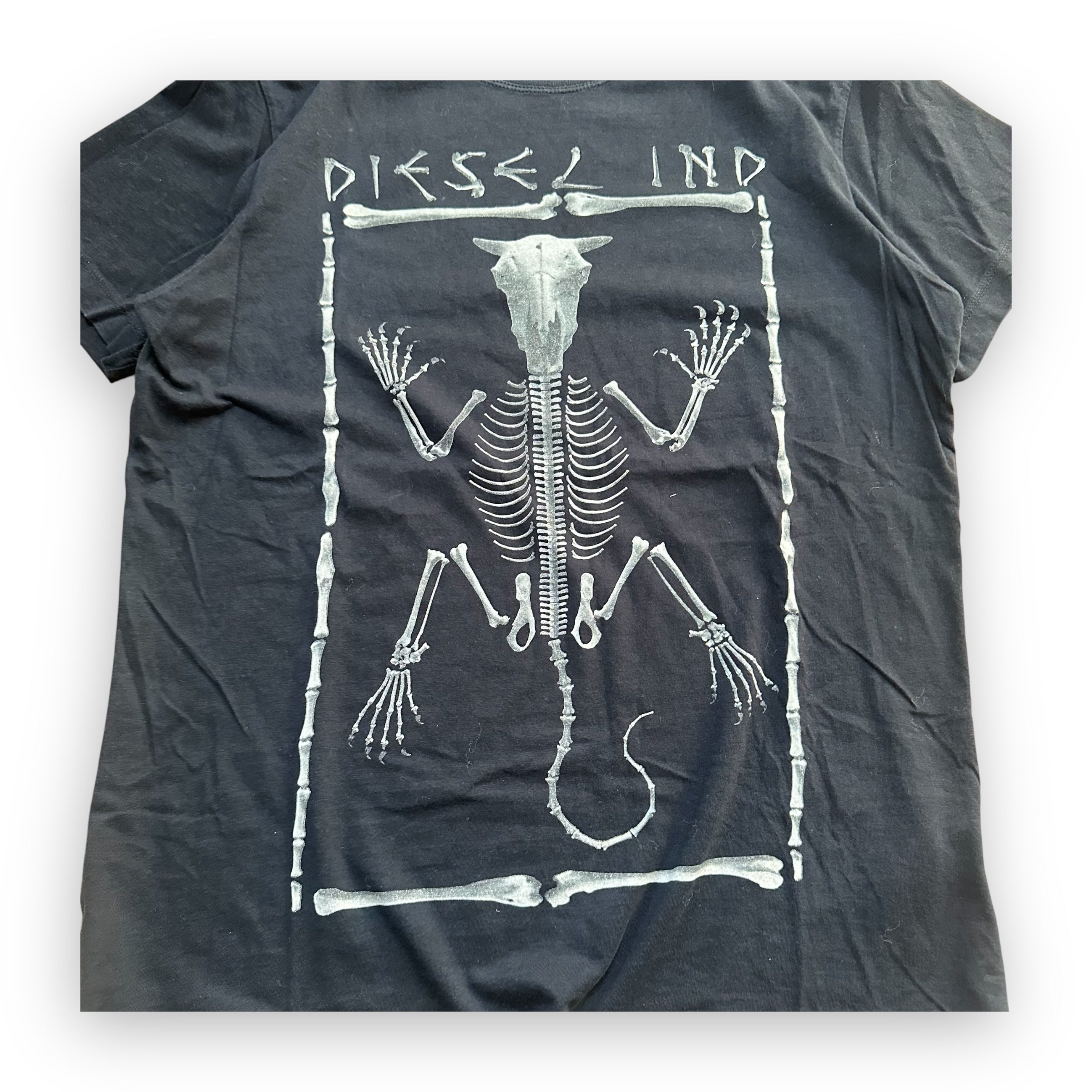 Tee Diesel Skeleton Archive Black