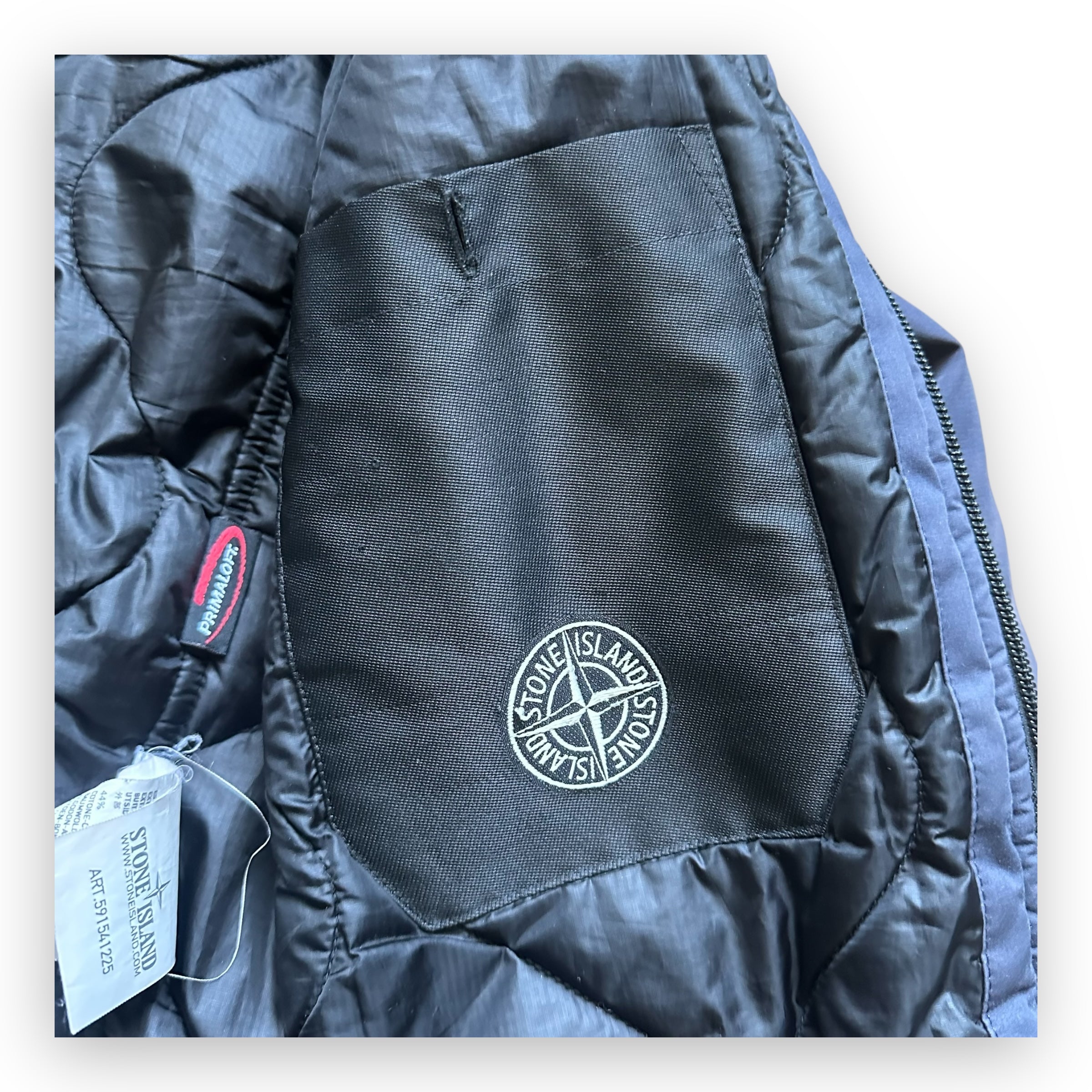 Jacket Stone Island 3L Performance Cotton Primaloft Lined Purple AW13