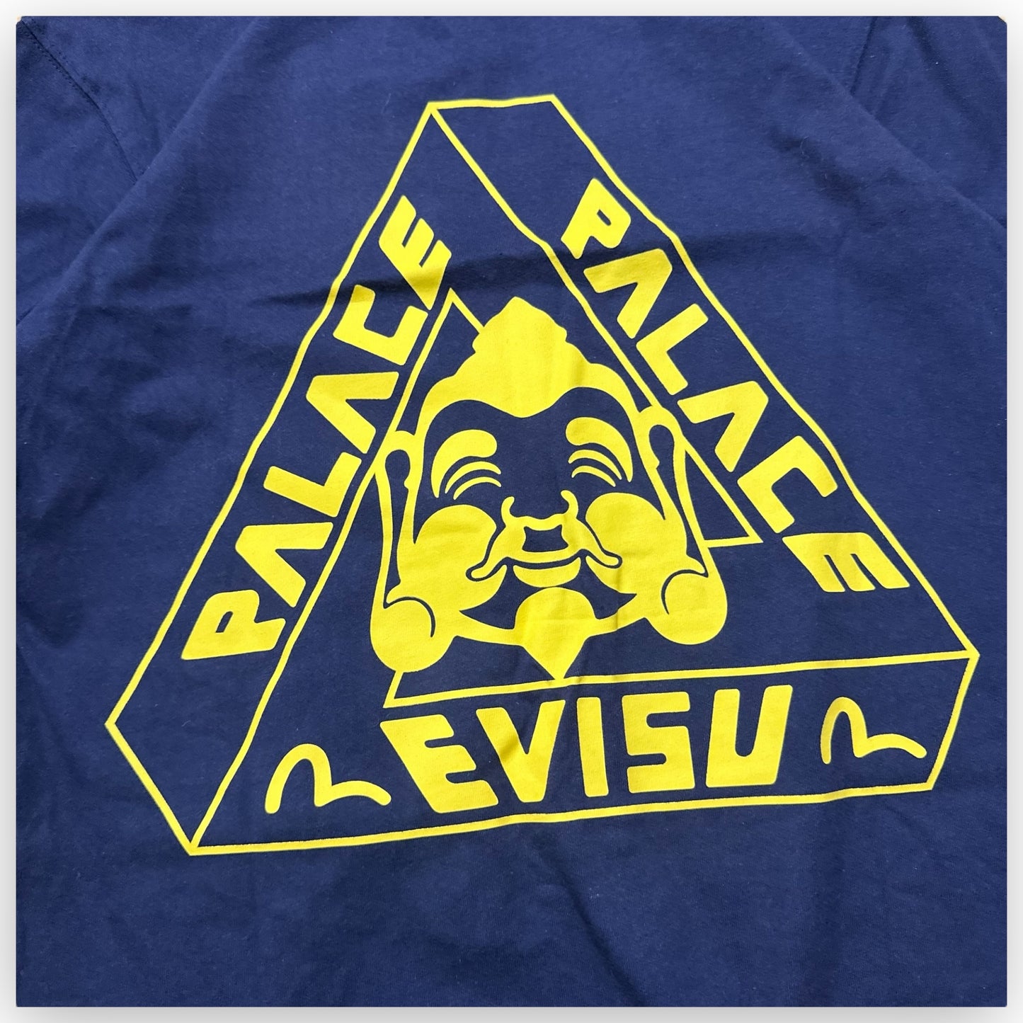 Tee Evisu x Palace Navy/Yellow SS20 (S)