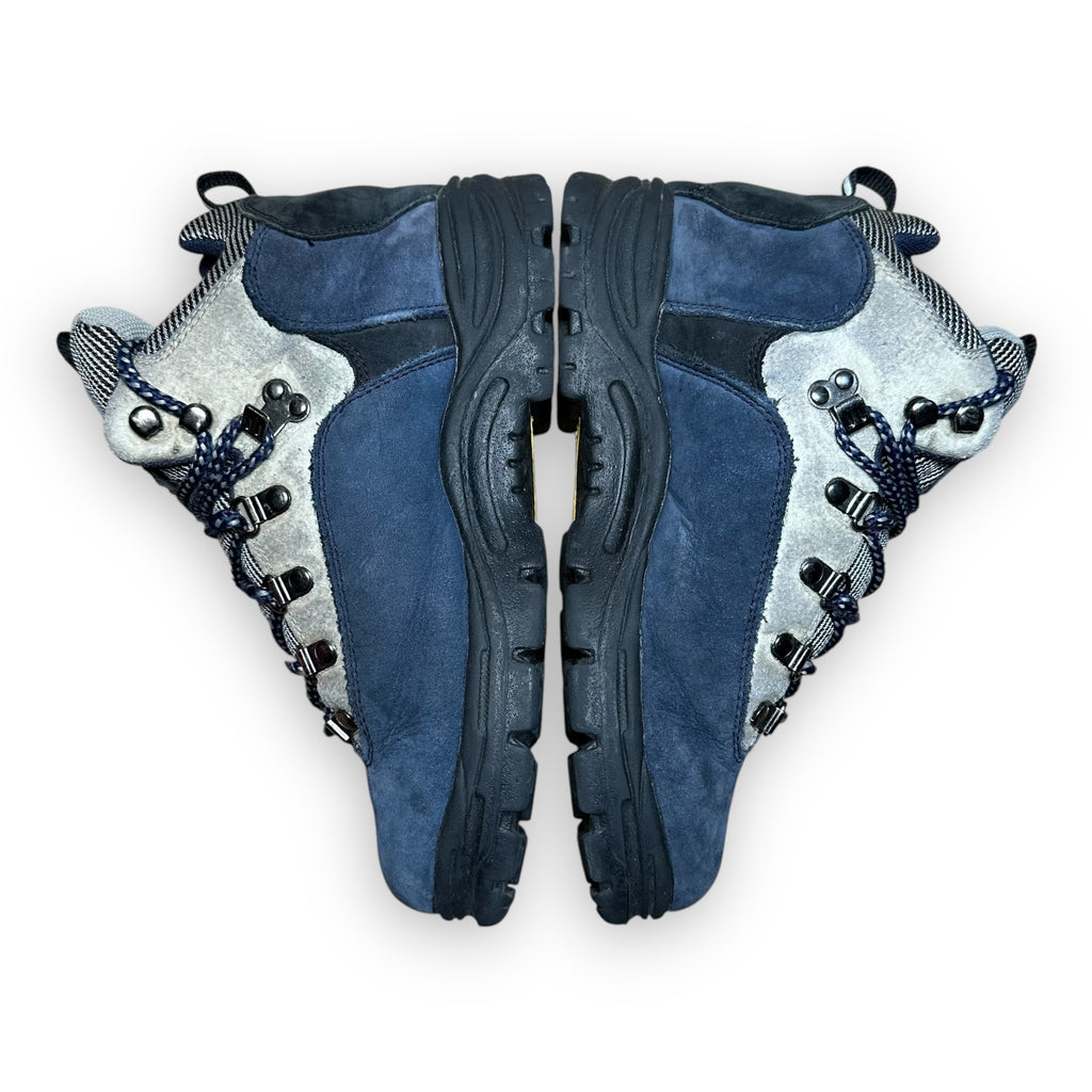 Asics Hiking Boots White Navy vintage