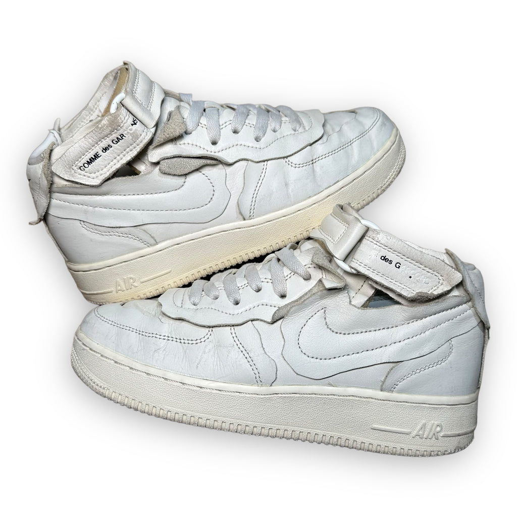 Air Force 1 Mid Comme des Garcons White