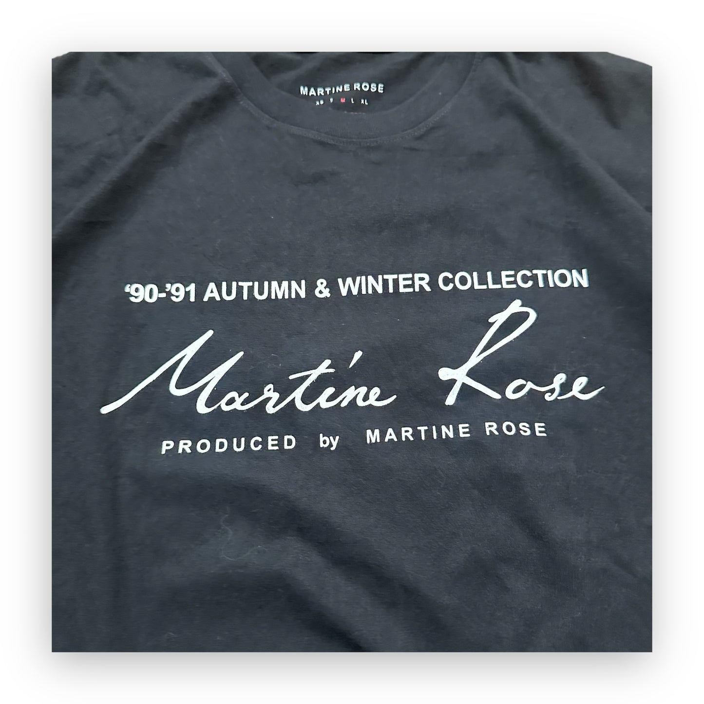 Tee Martine Rose Black (M)