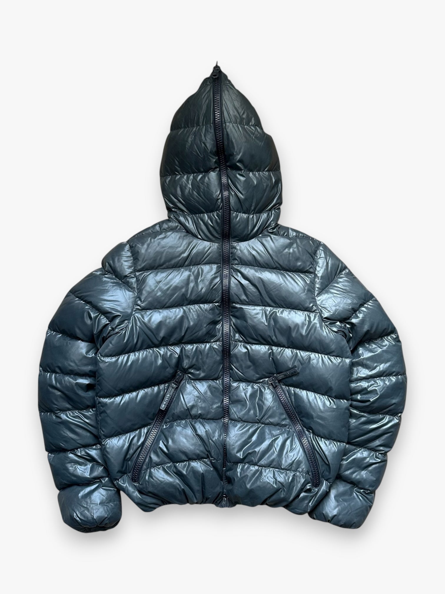 Puffer Jacket Duvetica Full Zip Grey