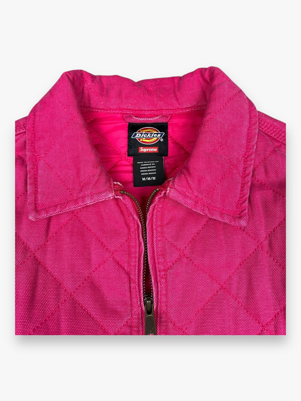 Supreme Dickies Quilted Work Jacket Pink FW21