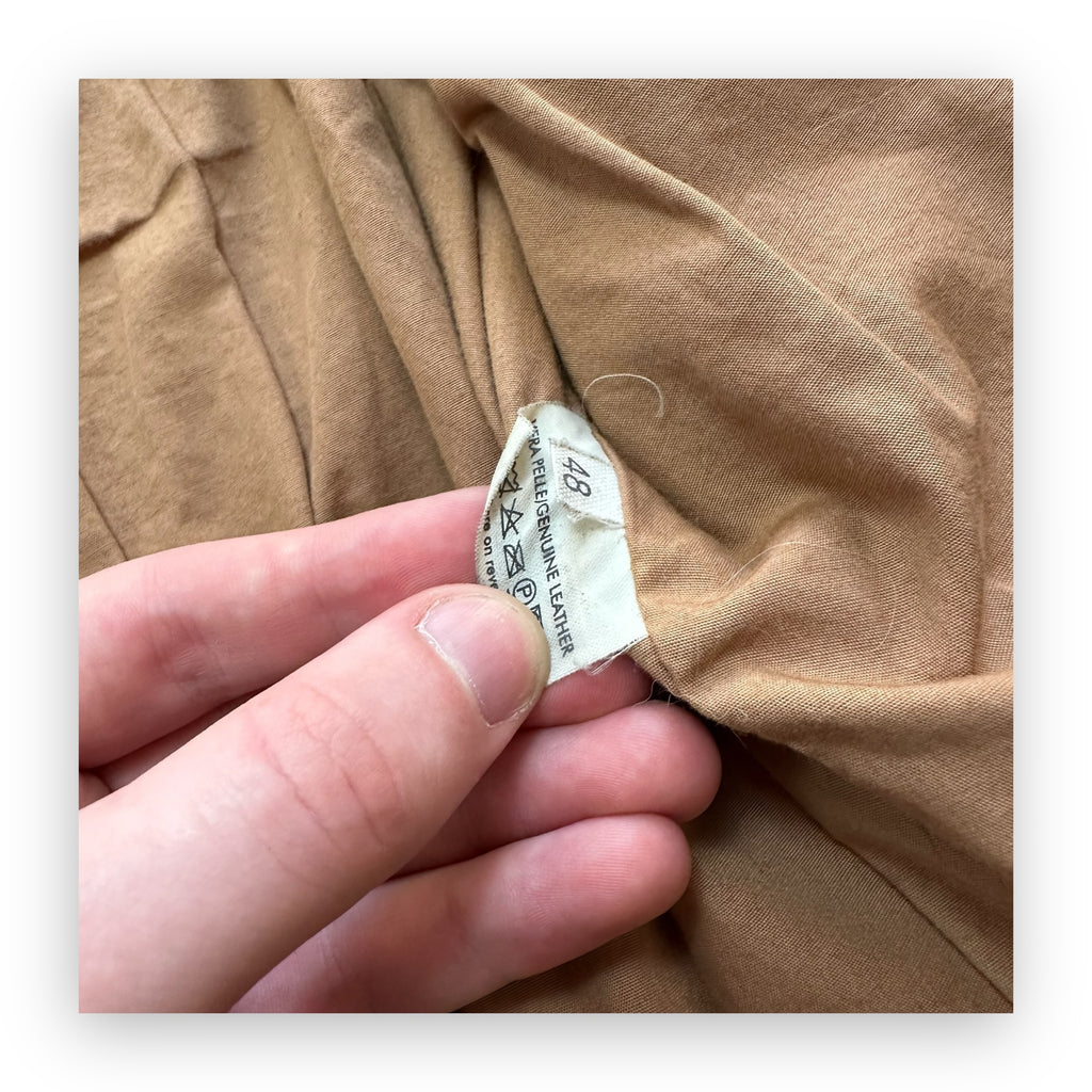 Jacket Dolce & Gabbana Leather Brown vintage