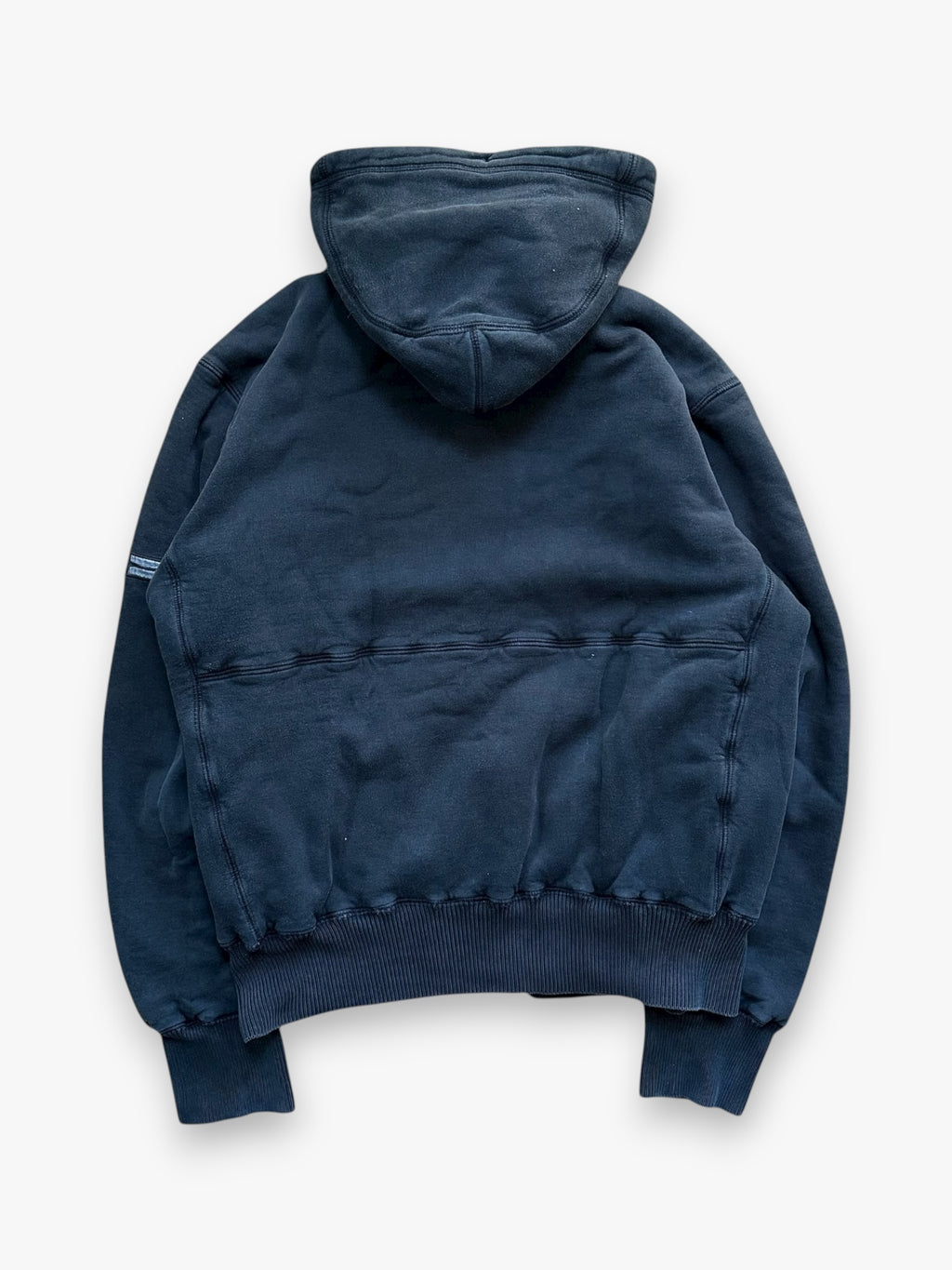 Sweatshirt Hoodie Zip Stone Island Denims Black FW07