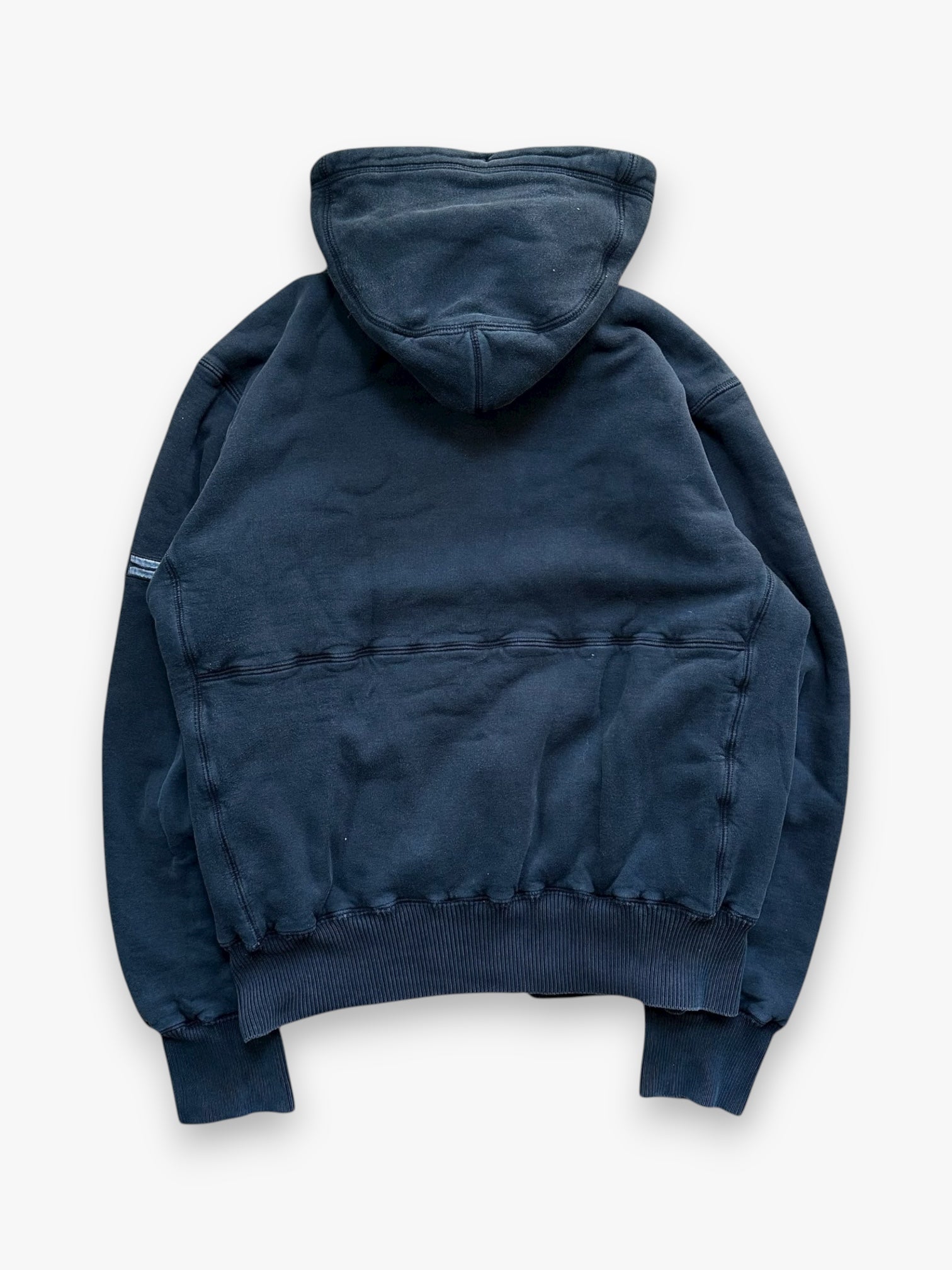 Sweatshirt Hoodie Zip Stone Island Denims Black FW07