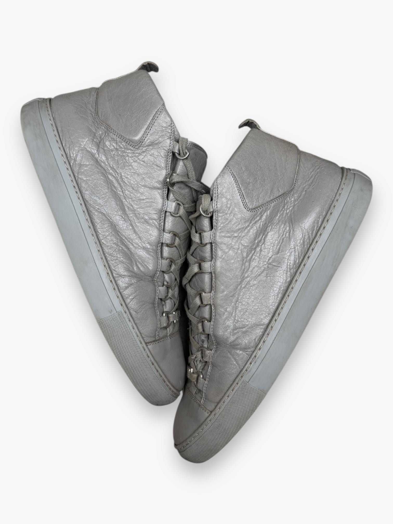 Balenciaga Arena High Leather Grey