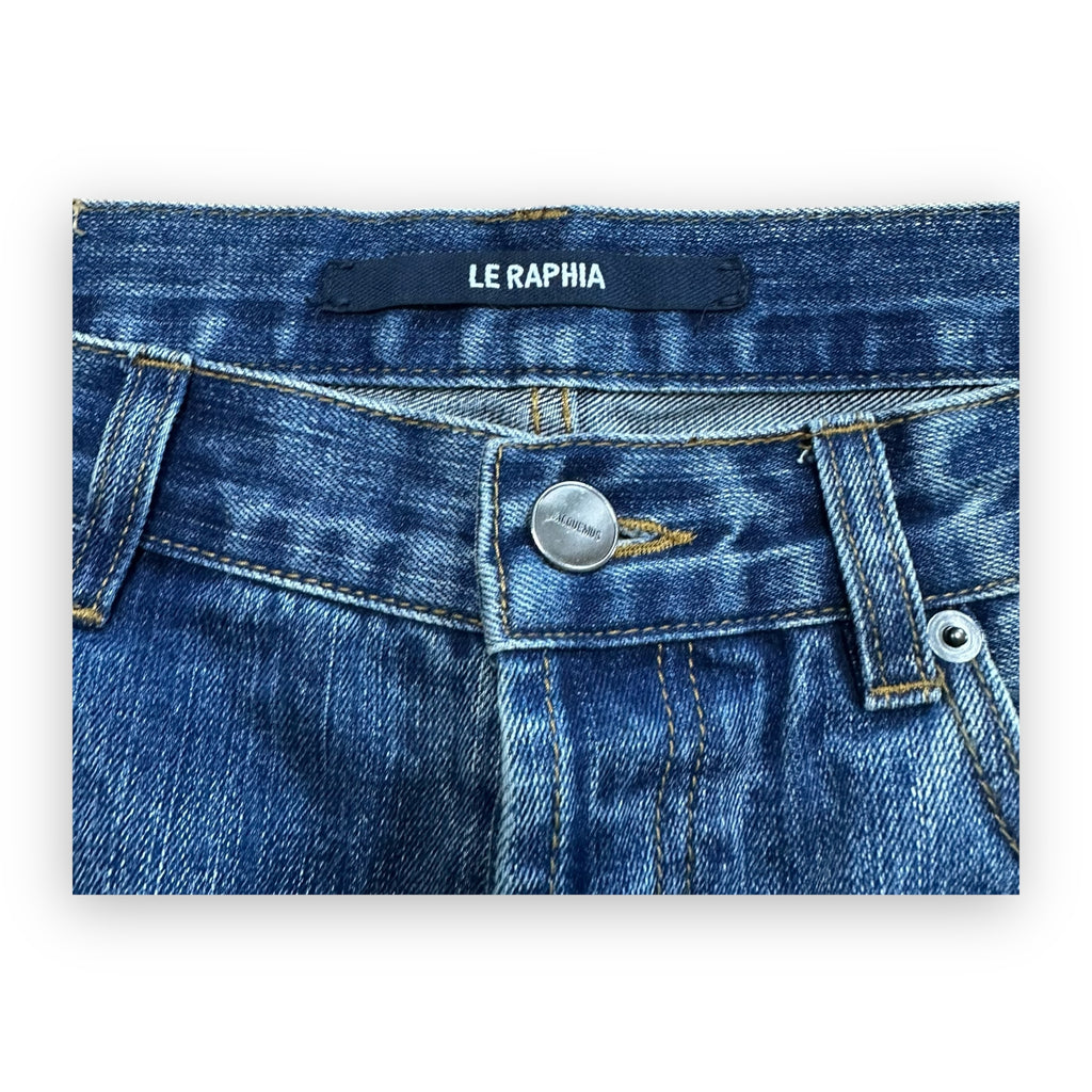 Jeans Jacquemus « Le Raphia » Destressed Ropes