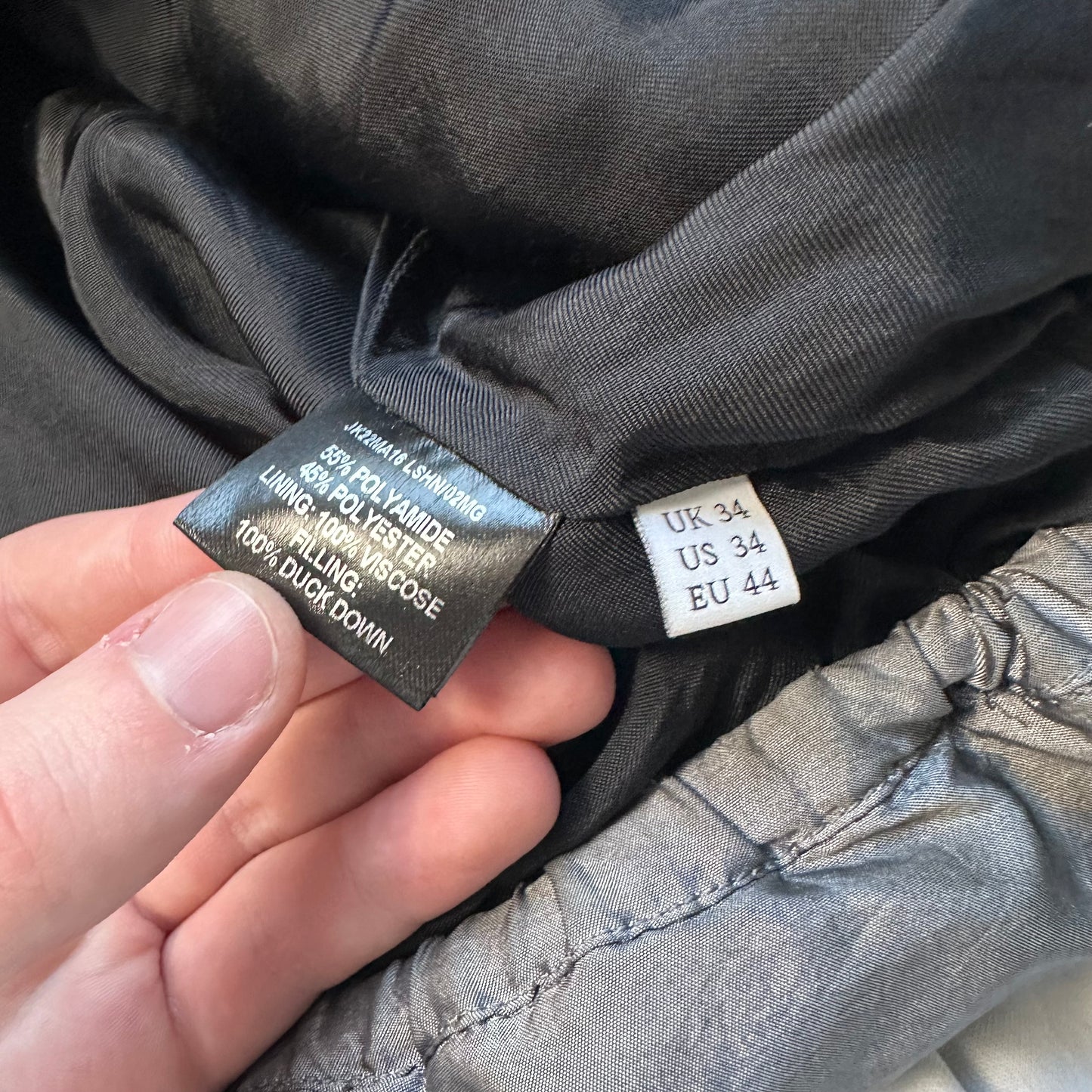 Puffer Jacket J.W. Anderson Snail Grey (M)